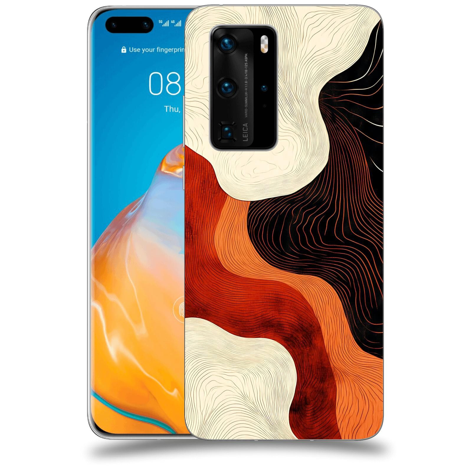 ACOVER Kryt na mobil Huawei P40 - Dřevěná harmonie