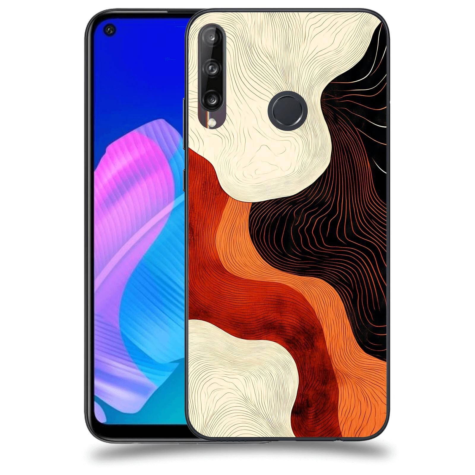 ACOVER Kryt na mobil Huawei P40 Lite E - Dřevěná harmonie