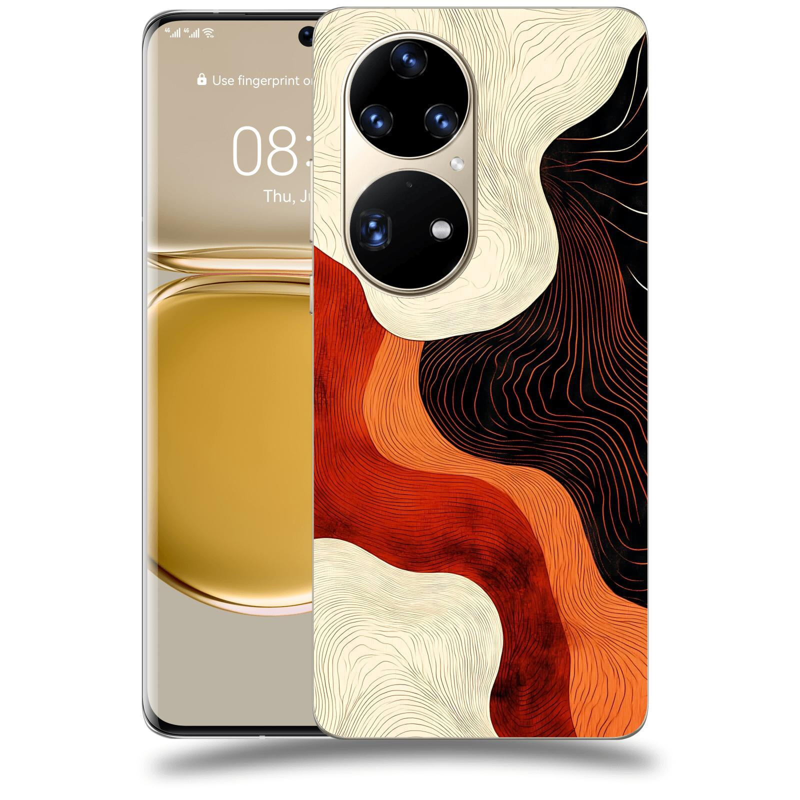 ACOVER Kryt na mobil Huawei P50 - Dřevěná harmonie