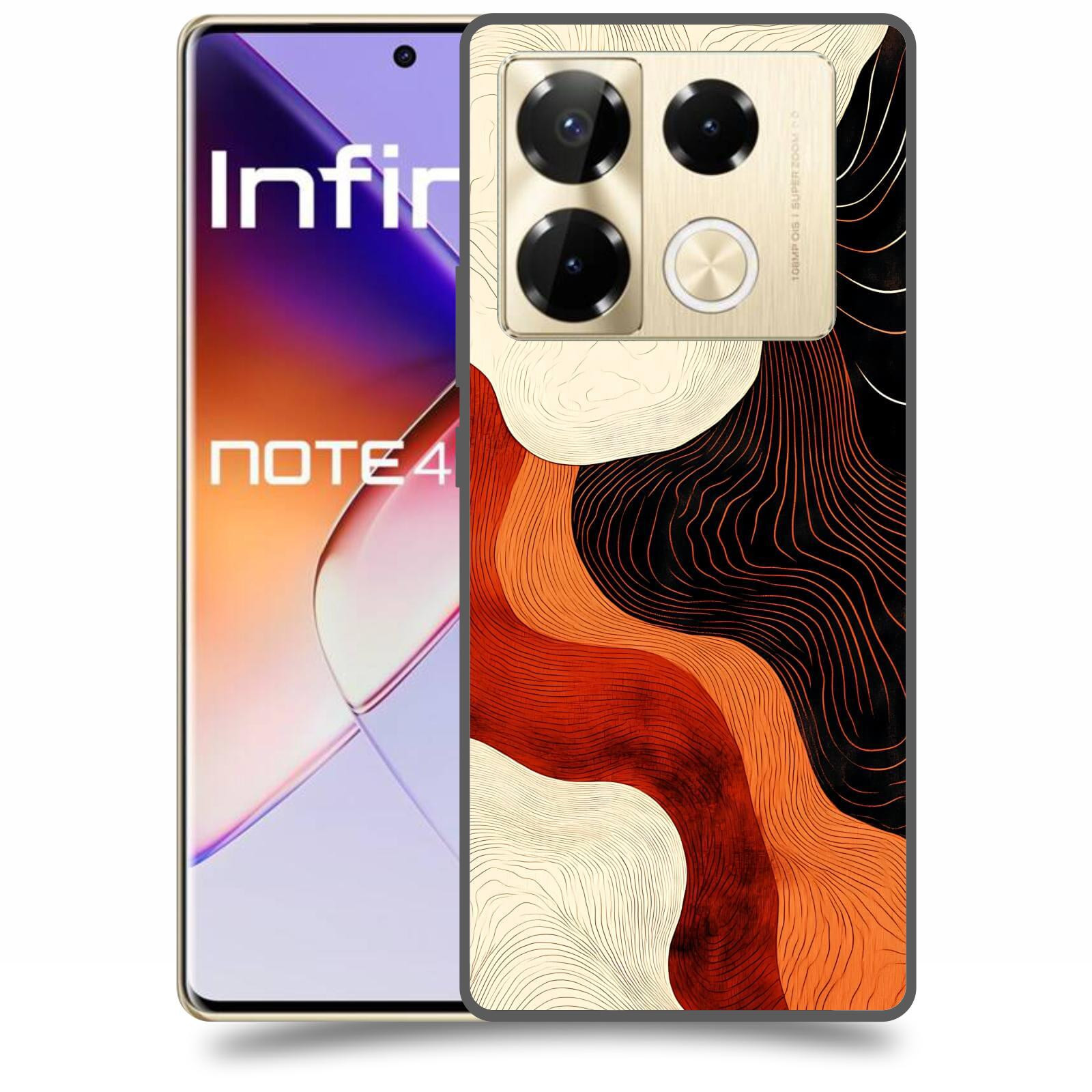 ACOVER Kryt na mobil Infinix Note 40 PRO - Dřevěná harmonie