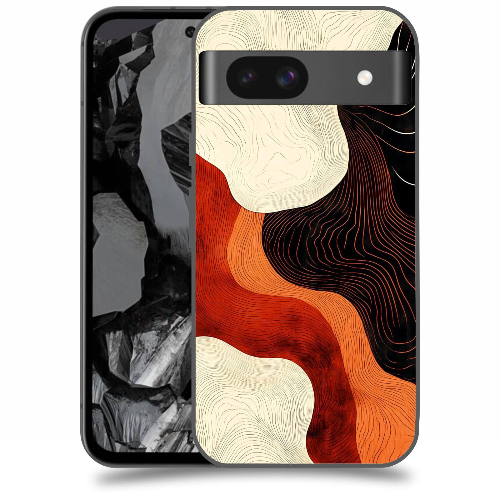 ACOVER Kryt na mobil Google Pixel 8A - Dřevěná harmonie