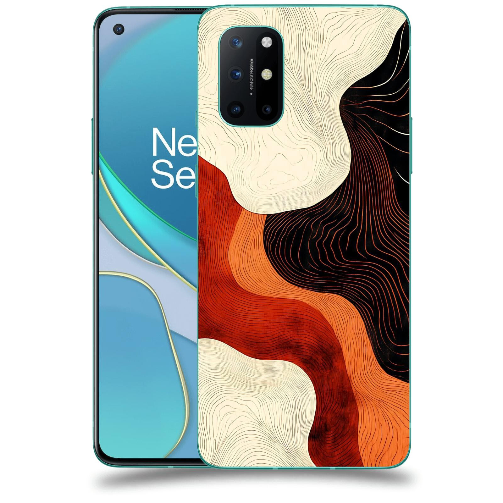 ACOVER Kryt na mobil OnePlus 8T - Dřevěná harmonie