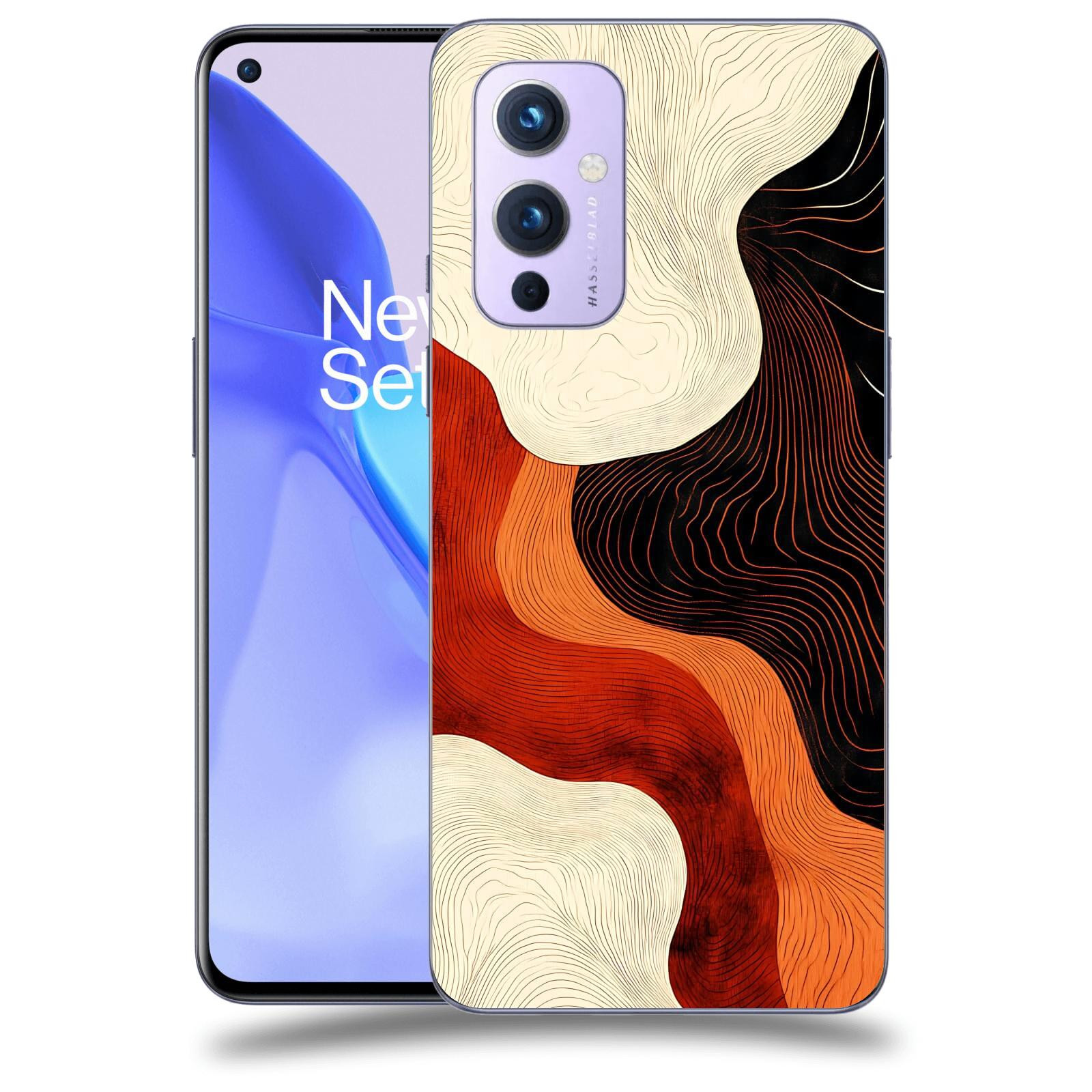 ACOVER Kryt na mobil OnePlus 9 - Dřevěná harmonie