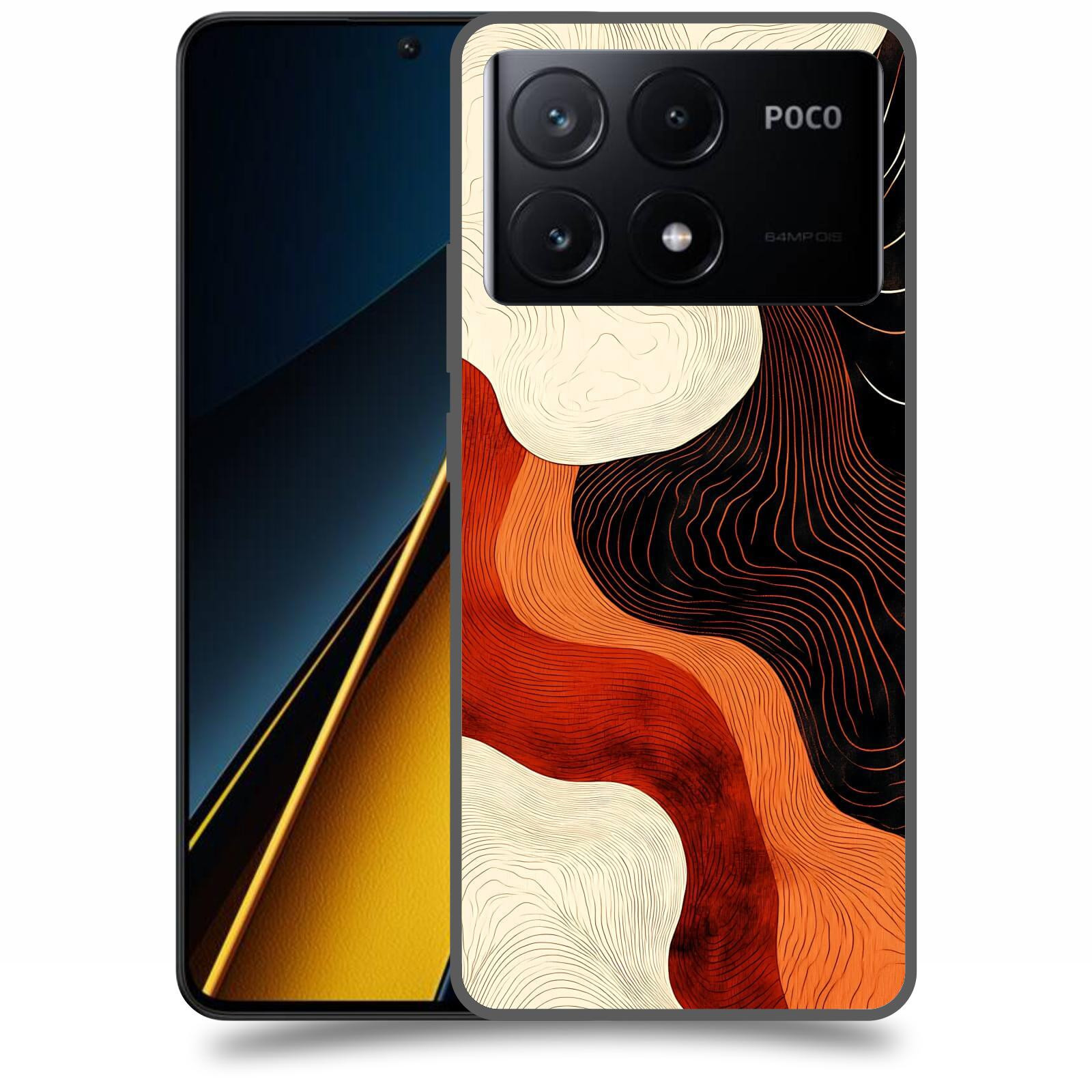 ACOVER Kryt na mobil Poco X6 Pro 5G - Dřevěná harmonie