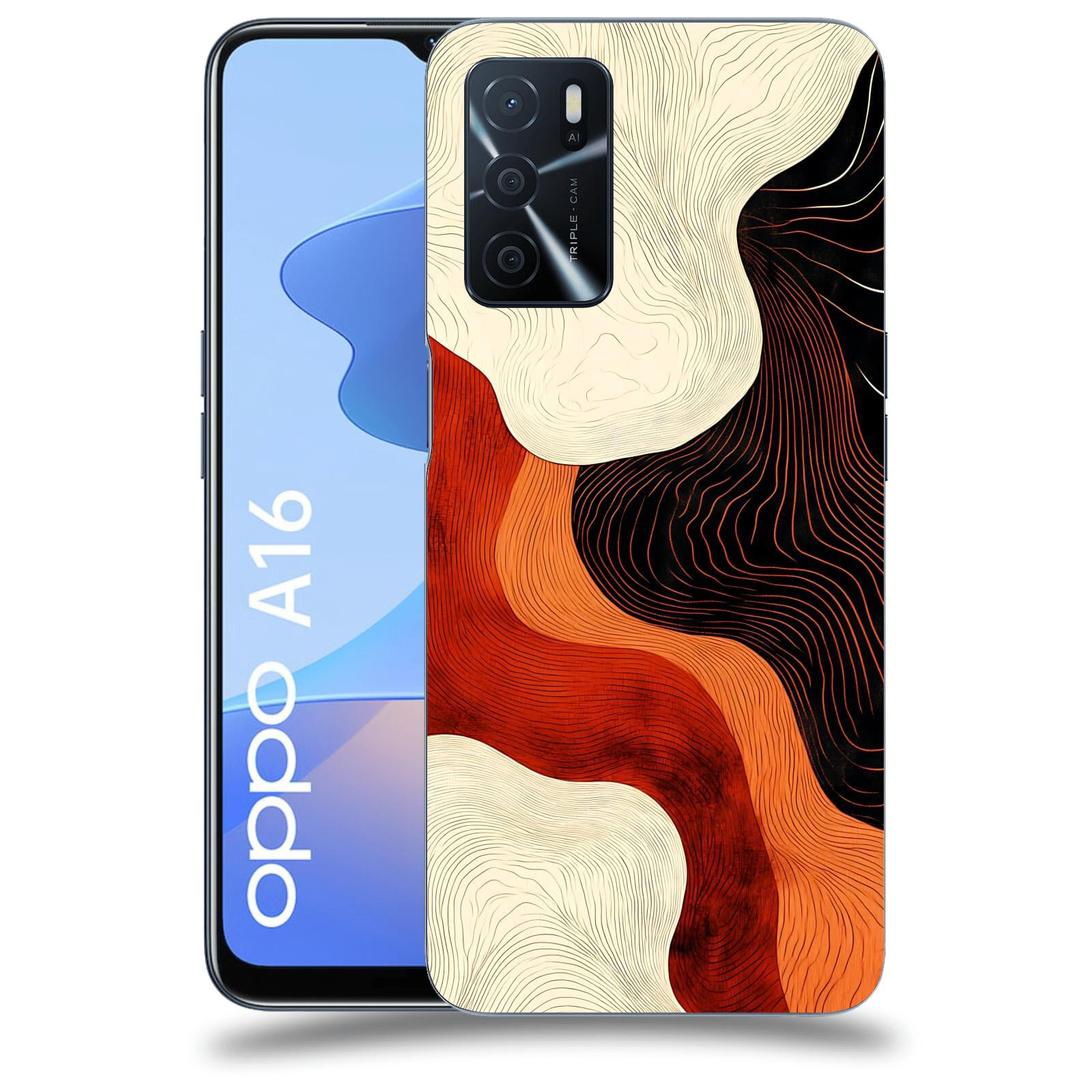 ACOVER Kryt na mobil OPPO A16 - Dřevěná harmonie
