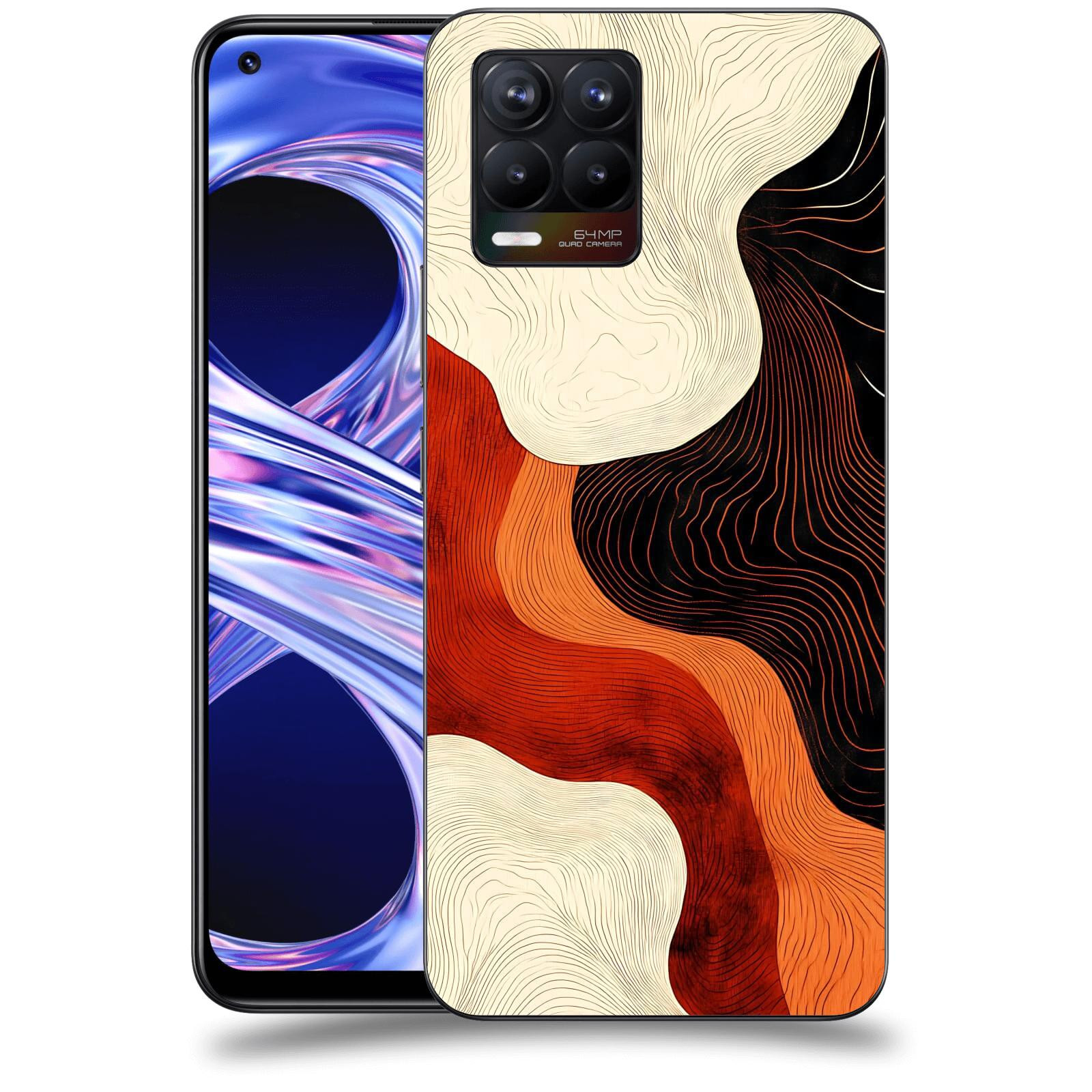 ACOVER Kryt na mobil Realme 8 - Dřevěná harmonie
