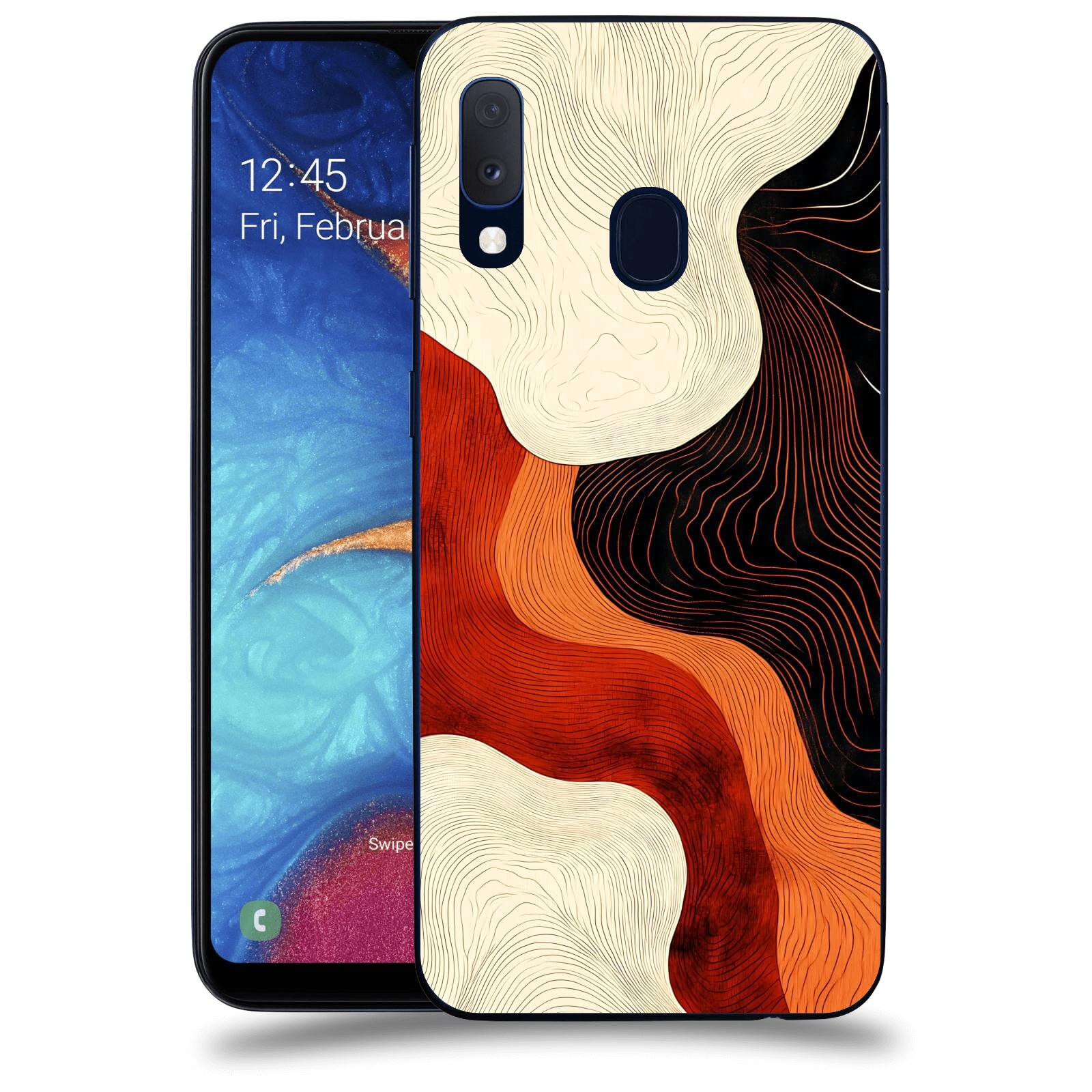 ACOVER Kryt na mobil Samsung Galaxy A20e A202F - Dřevěná harmonie