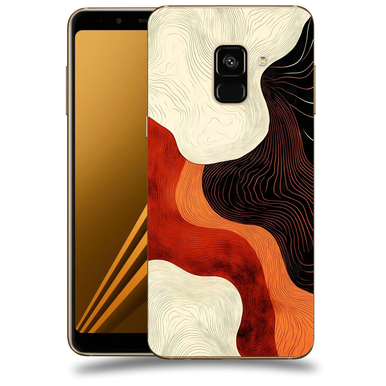 ACOVER Kryt na mobil Samsung Galaxy A8 2018 A530F - Dřevěná harmonie