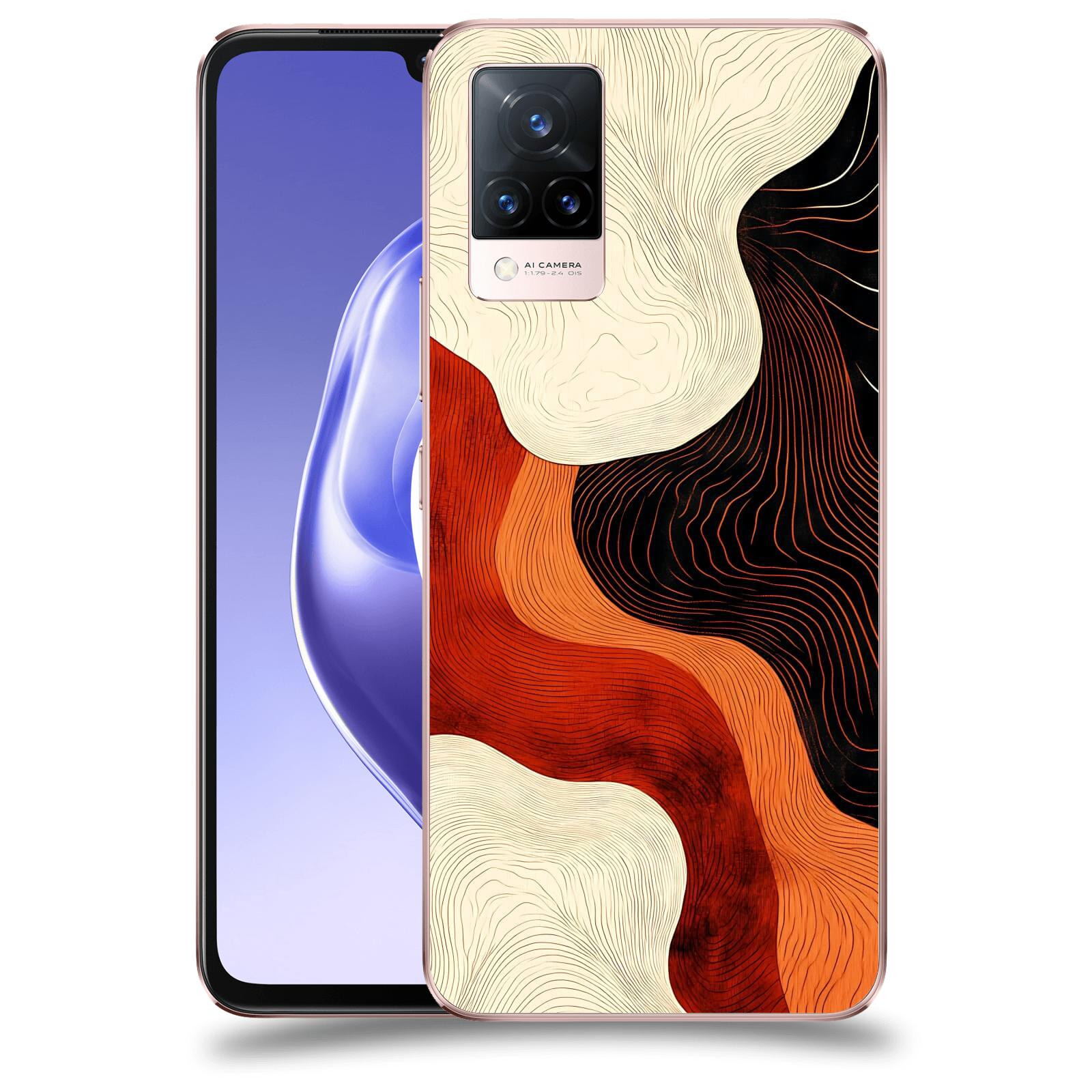 ACOVER Kryt na mobil Vivo V21 5G - Dřevěná harmonie