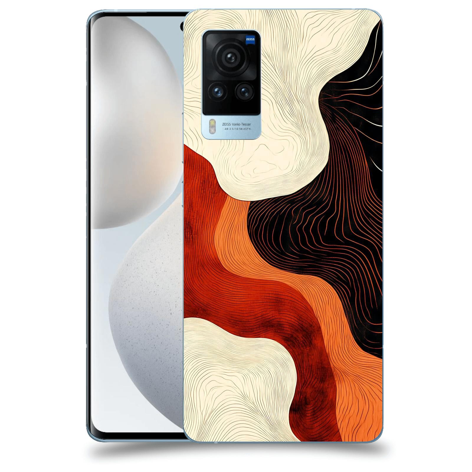 ACOVER Kryt na mobil Vivo X60 Pro 5G - Dřevěná harmonie