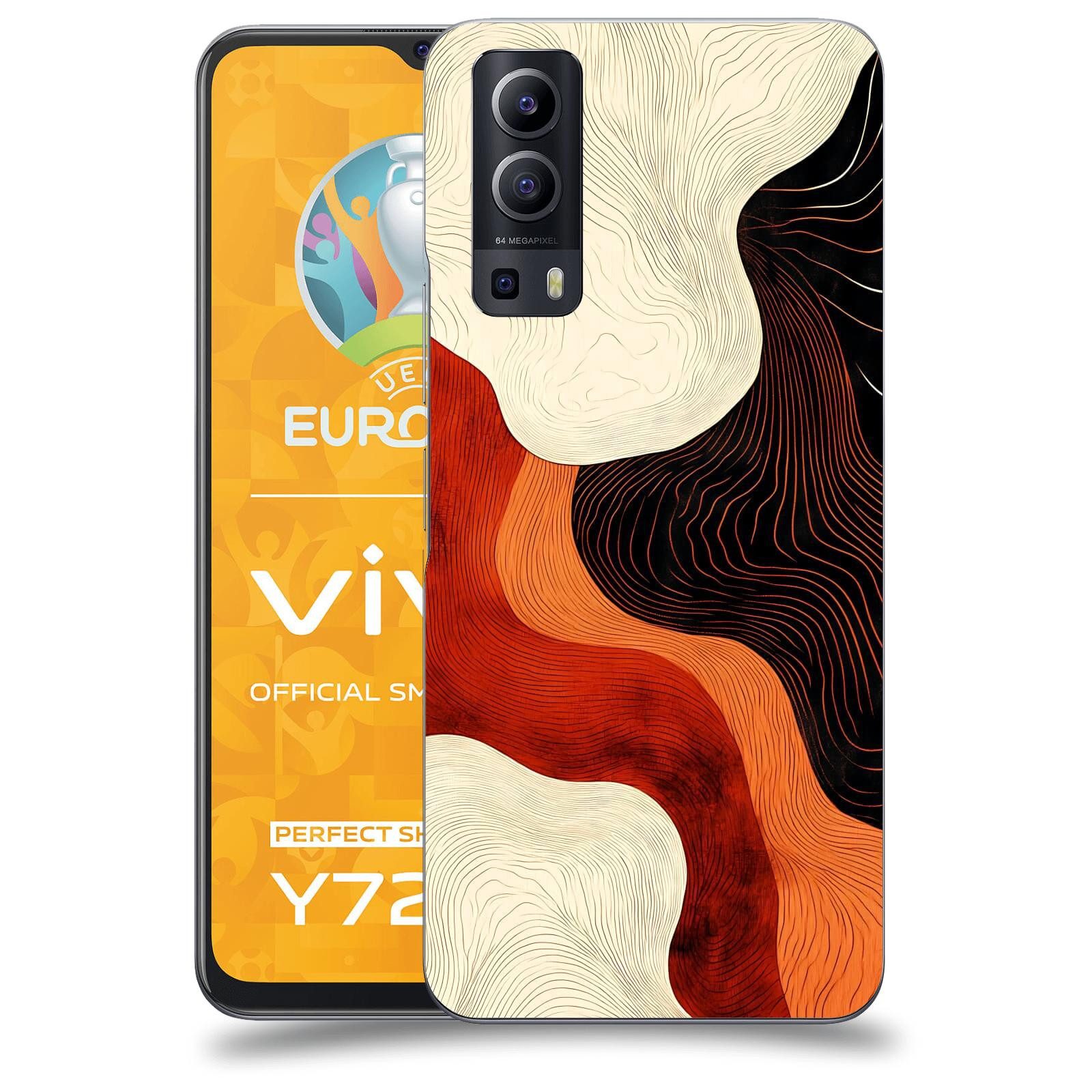 ACOVER Kryt na mobil Vivo Y72 5G - Dřevěná harmonie