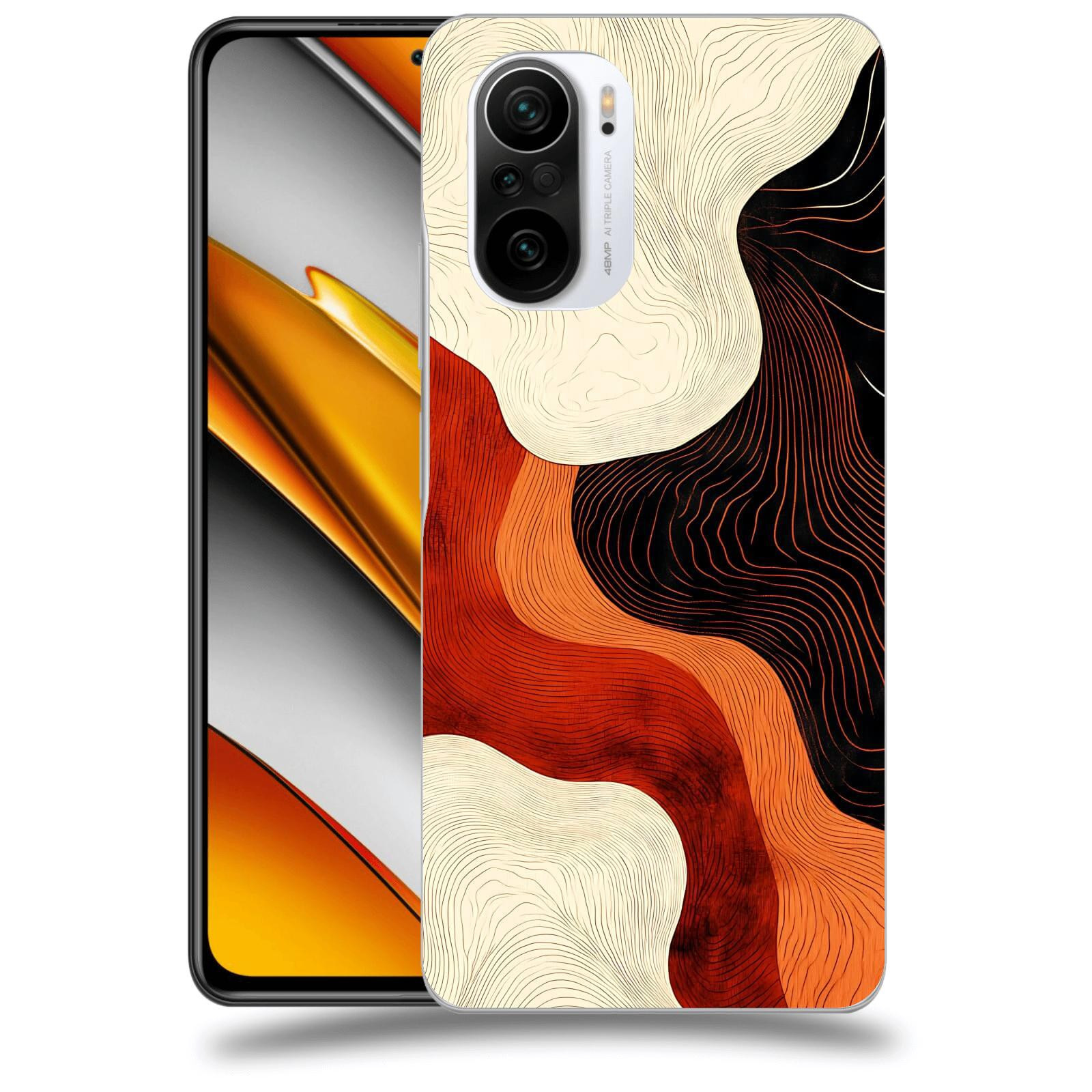 ACOVER Kryt na mobil Xiaomi Poco F3 - Dřevěná harmonie