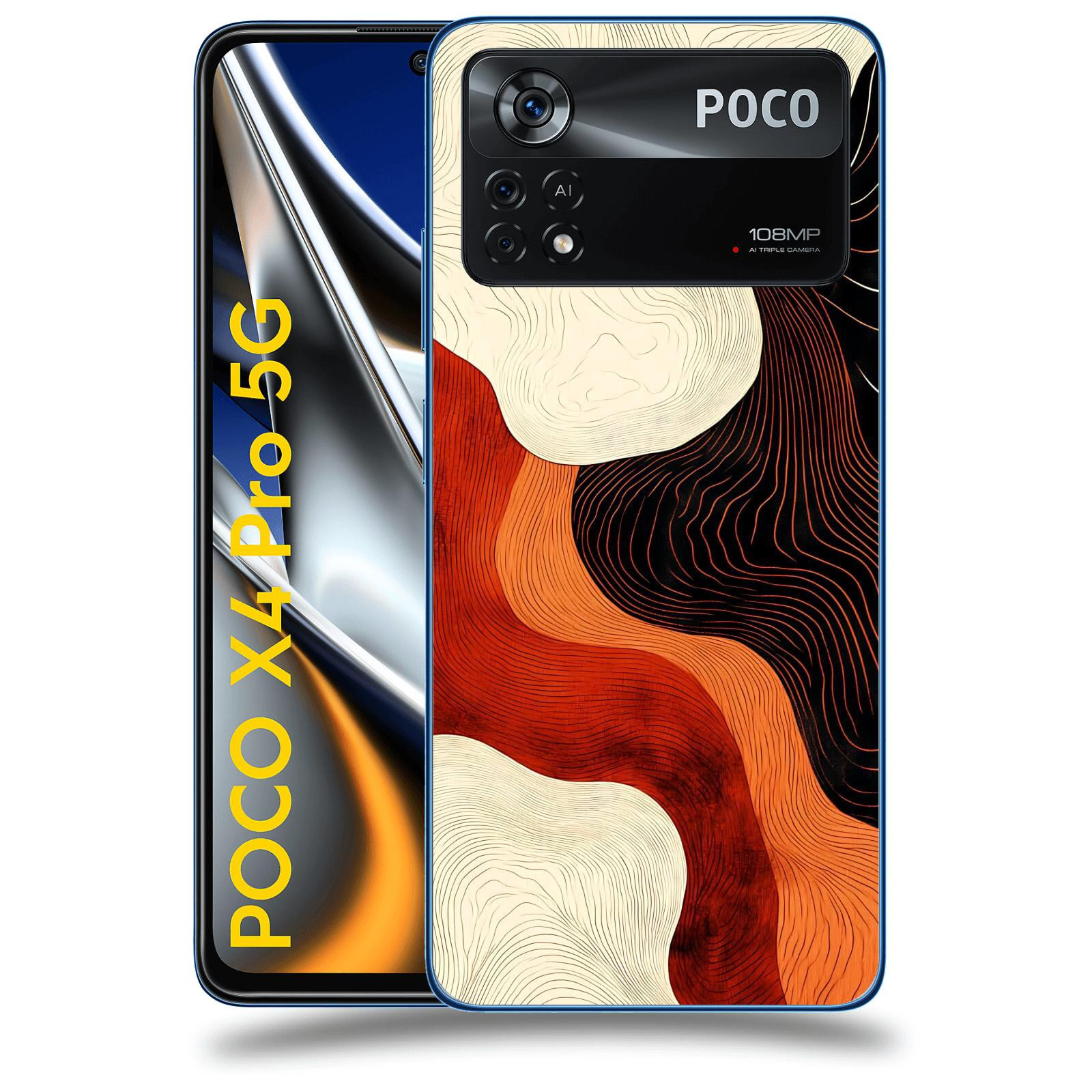 ACOVER Kryt na mobil Xiaomi Poco X4 Pro 5G - Dřevěná harmonie