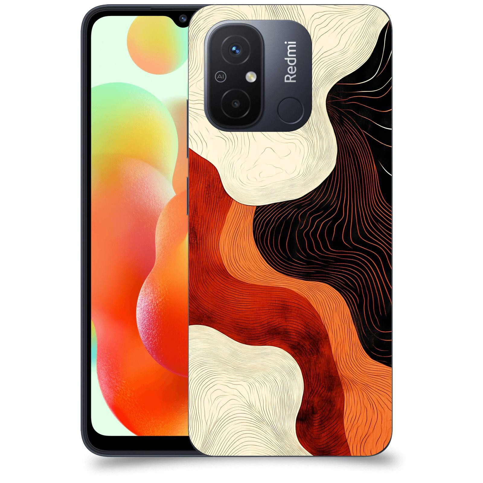 ACOVER Kryt na mobil Xiaomi Redmi 12C - Dřevěná harmonie