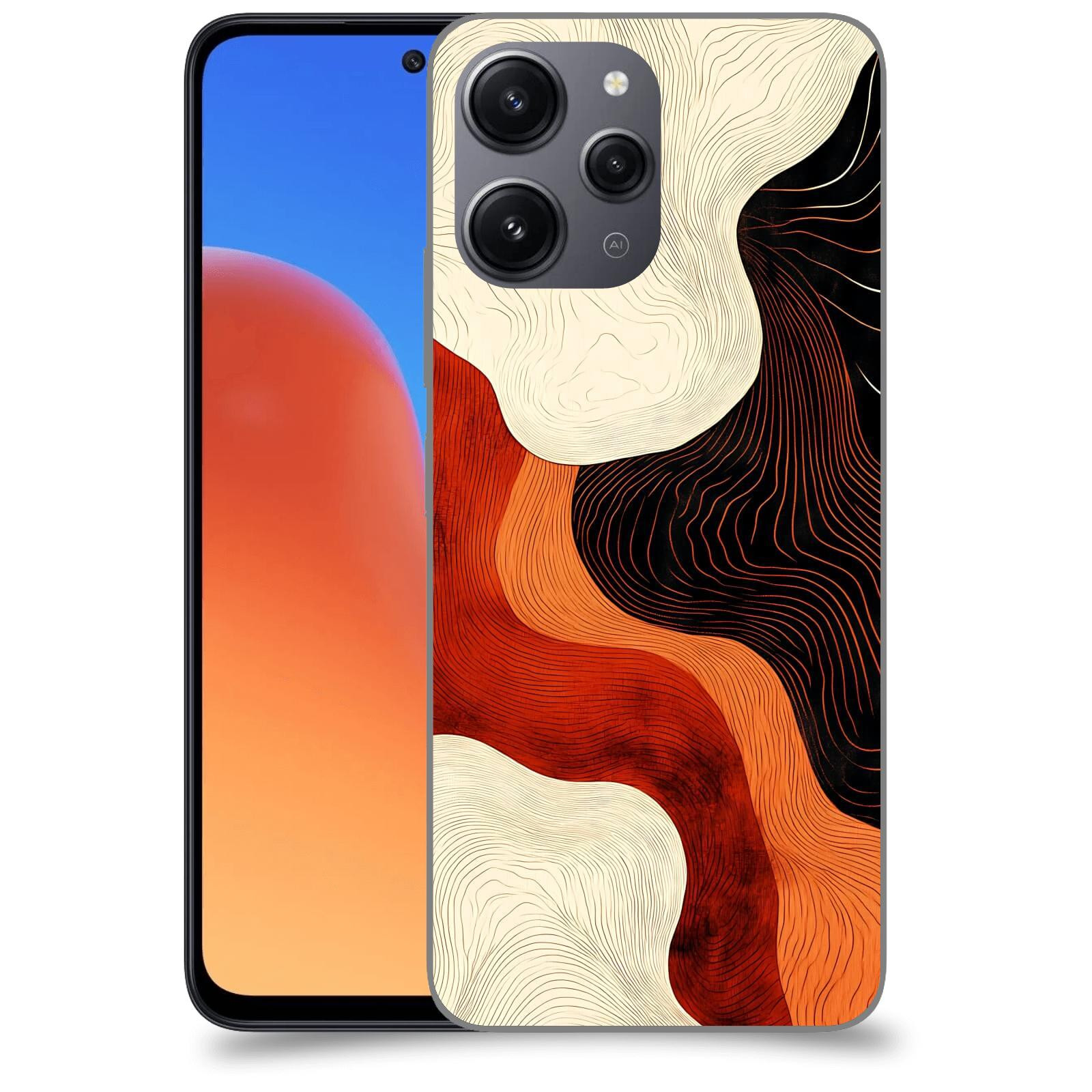 ACOVER Kryt na mobil Xiaomi Redmi 12 - Dřevěná harmonie