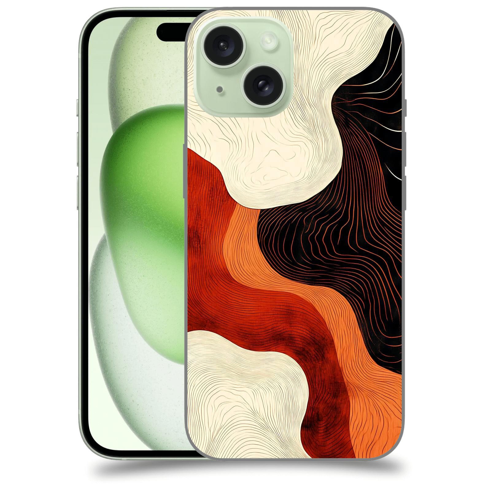 ACOVER Kryt na mobil Apple iPhone 15 - Dřevěná harmonie