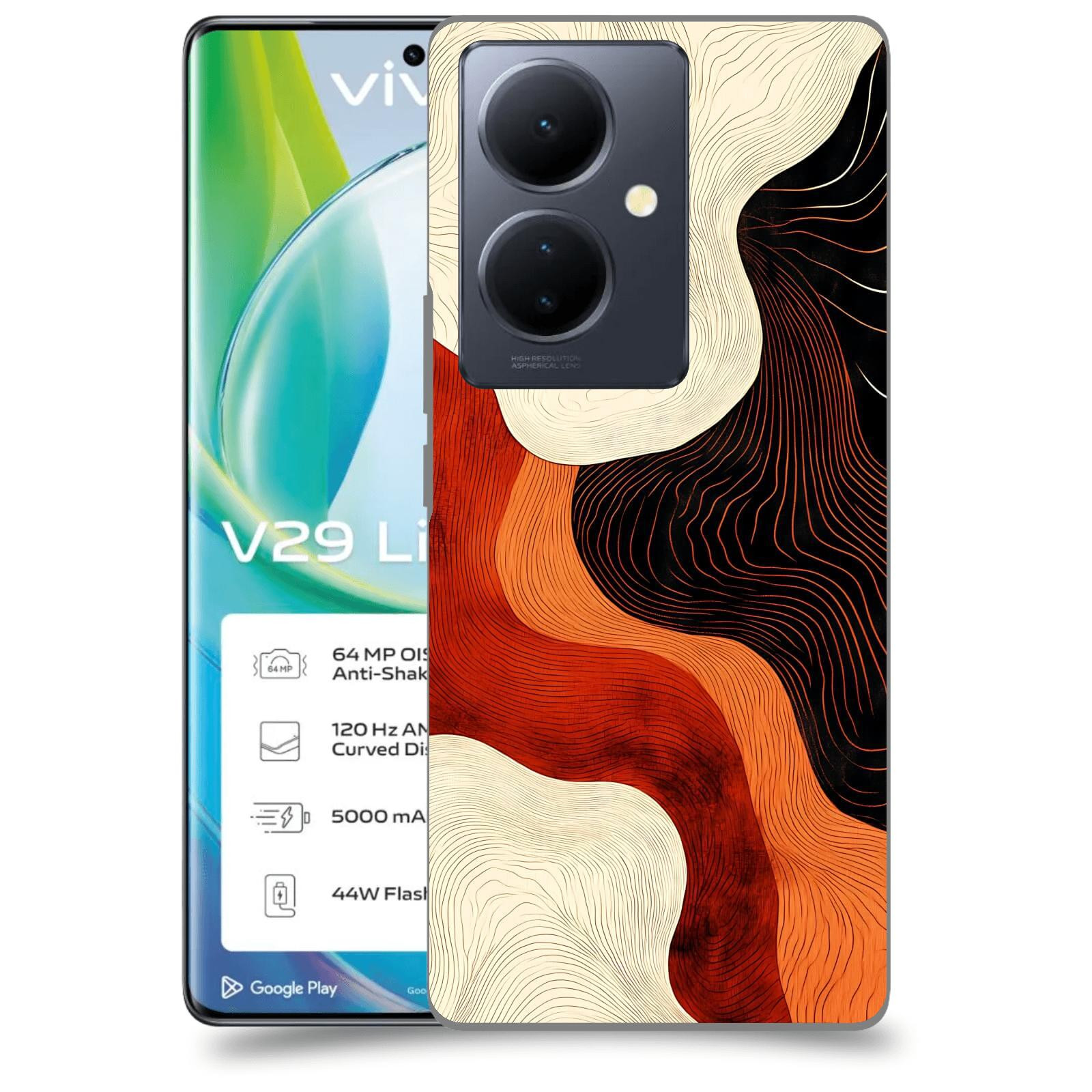 ACOVER Kryt na mobil VIVO V29 Lite 5G - Dřevěná harmonie