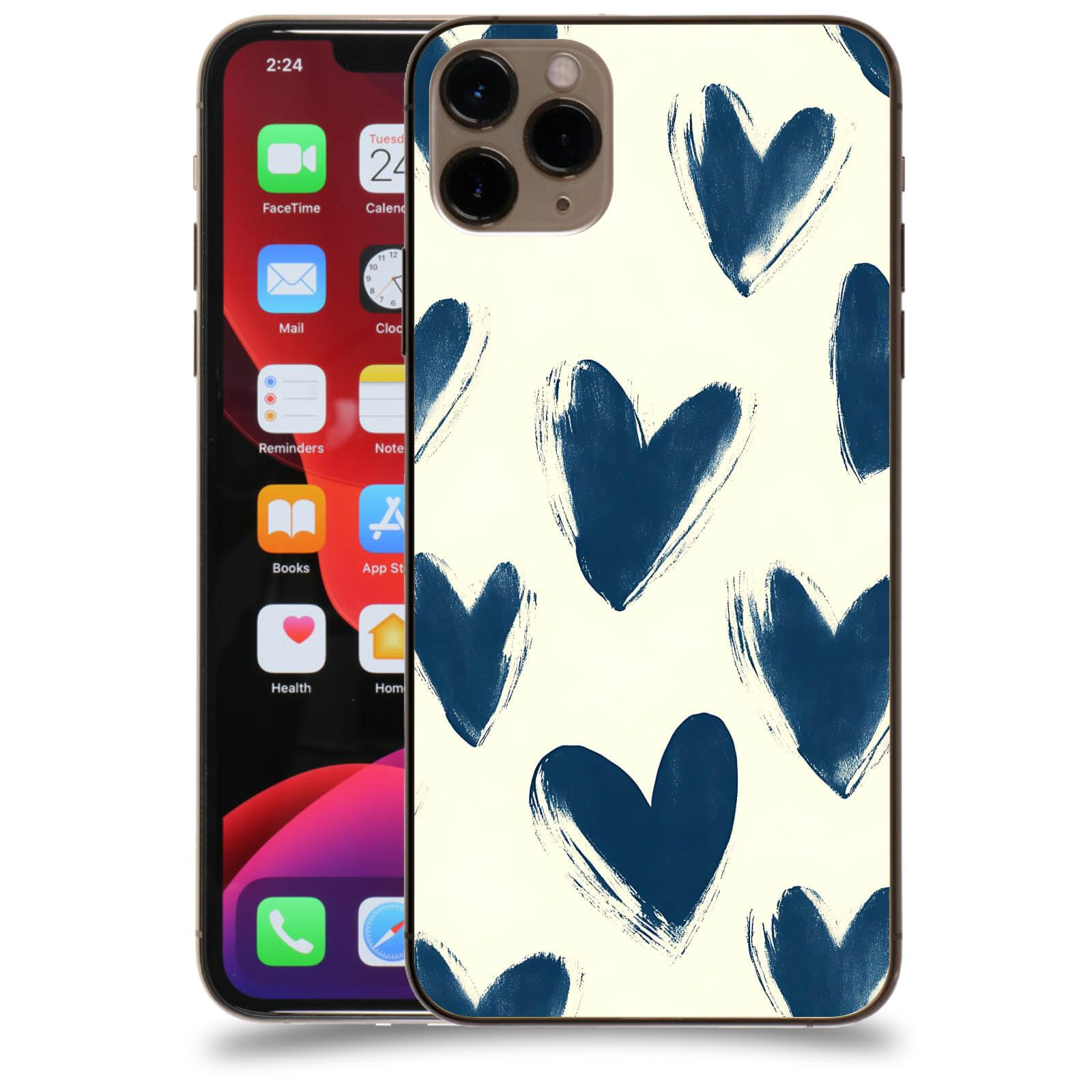 ACOVER Kryt na mobil Apple iPhone 11 Pro Max - Blue hearts