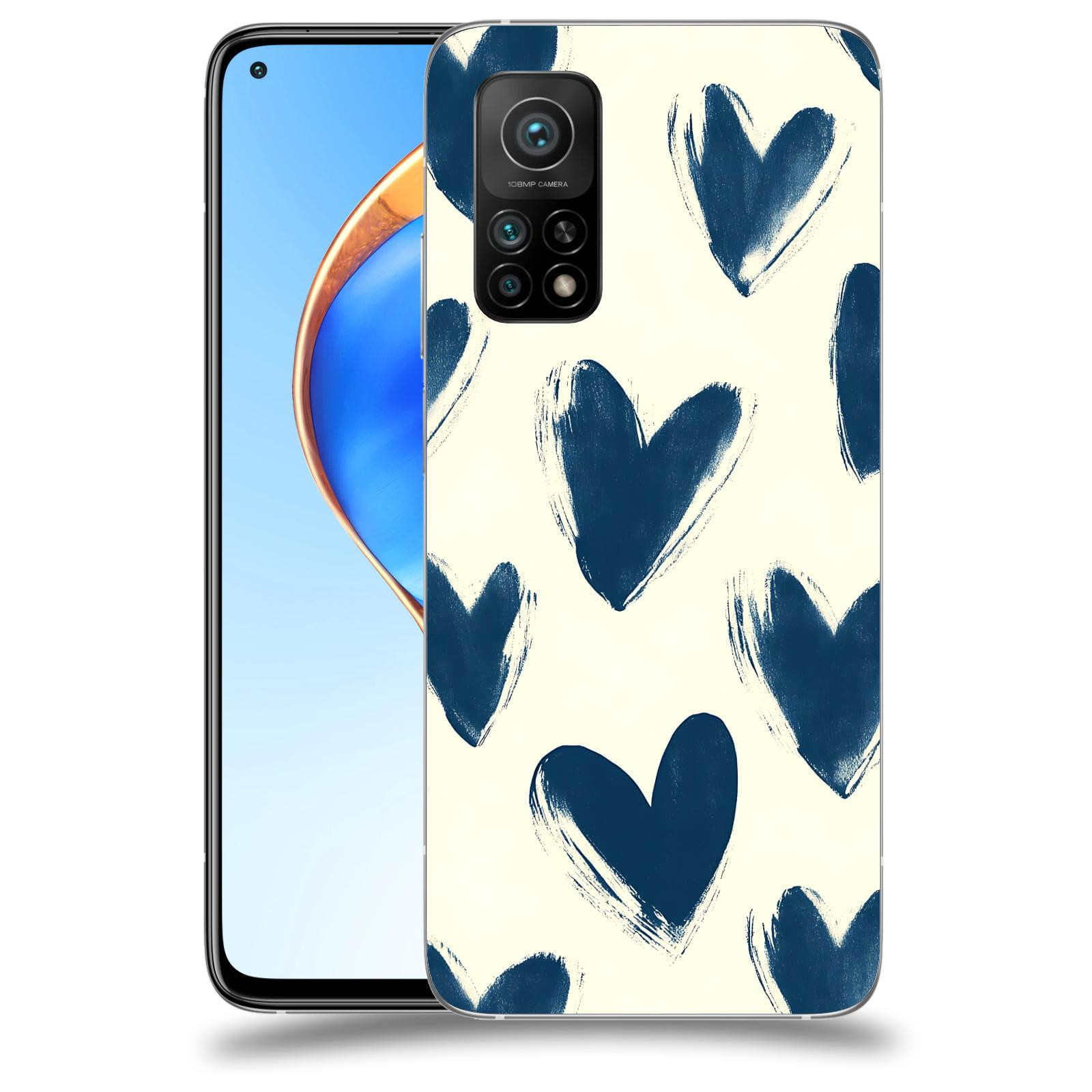 ACOVER Kryt na mobil Xiaomi Mi 10T Pro - Blue hearts