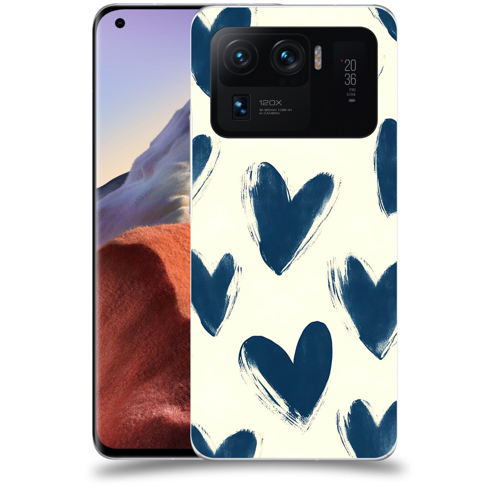 ACOVER Kryt na mobil Xiaomi Mi 11 Ultra - Blue hearts