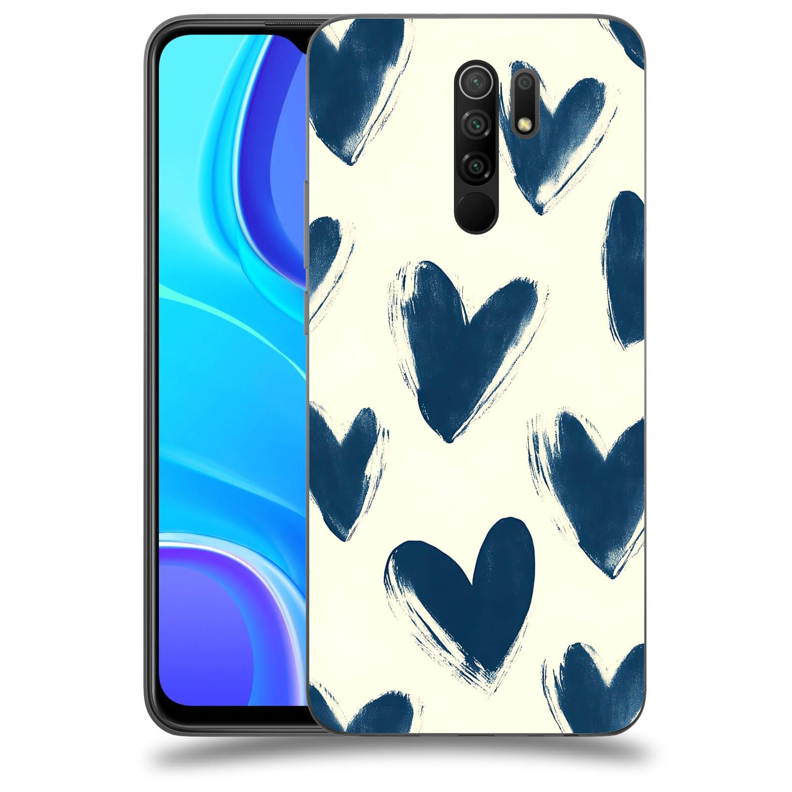 ACOVER Kryt na mobil Xiaomi Redmi 9 - Blue hearts