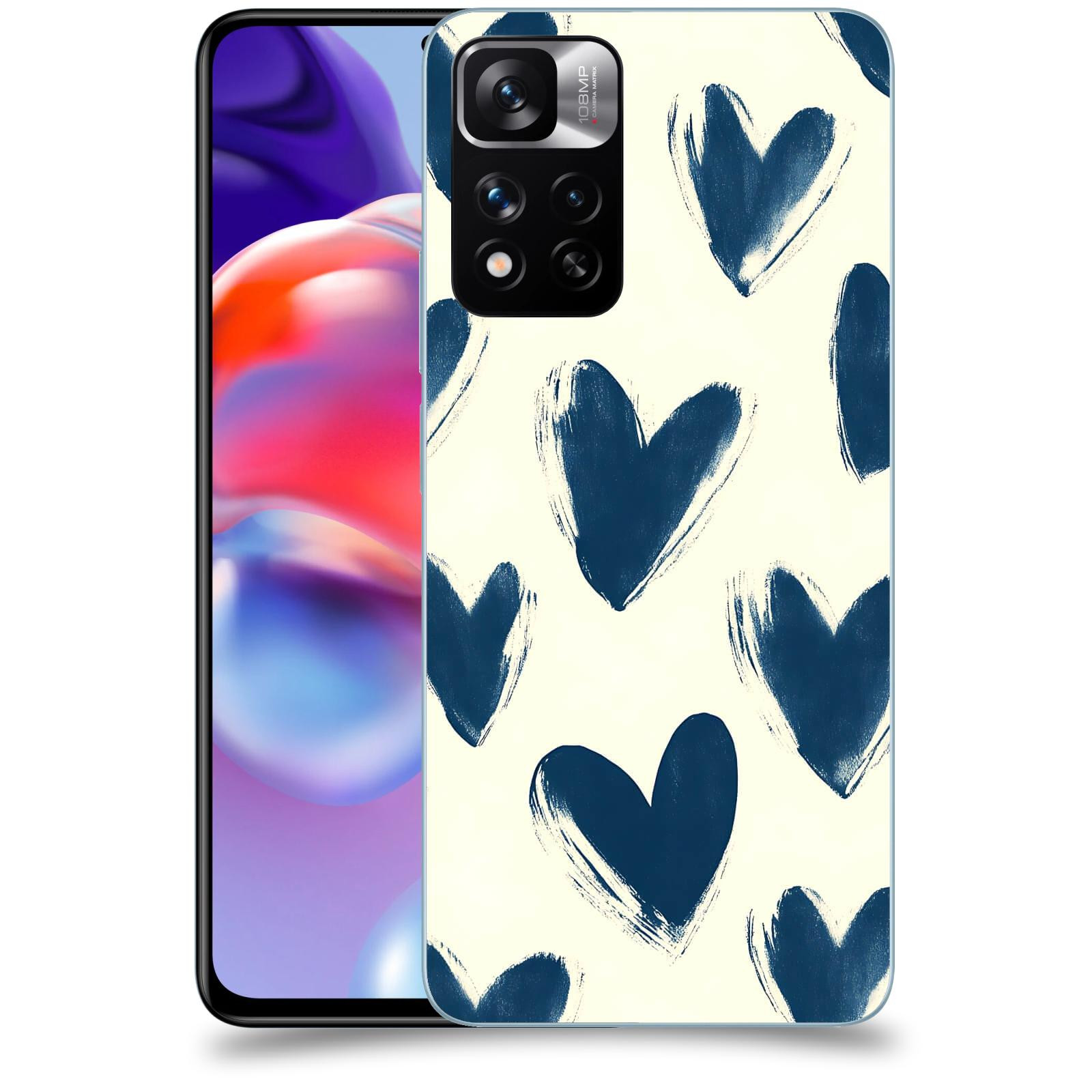 ACOVER Kryt na mobil Xiaomi Redmi Note 11 Pro+ 5G - Blue hearts
