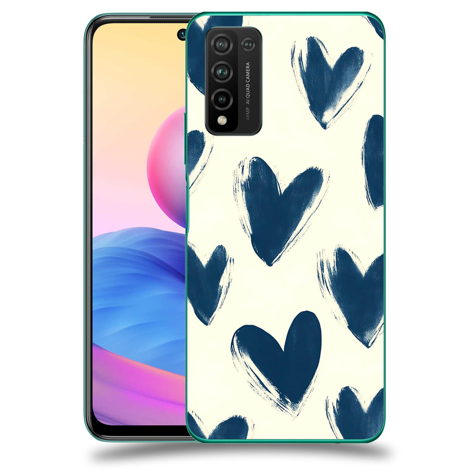 ACOVER Kryt na mobil Honor 10X Lite - Blue hearts