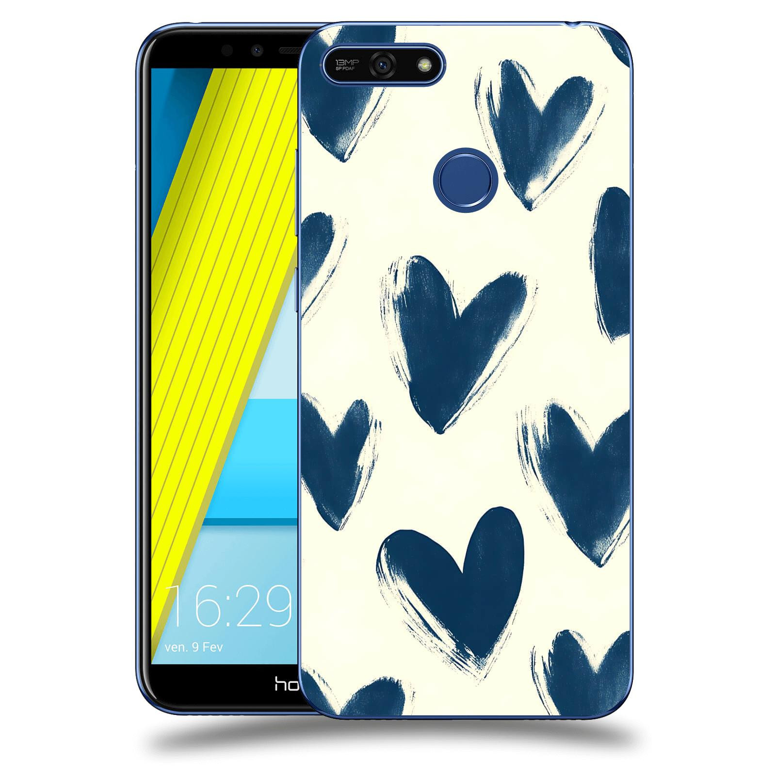 ACOVER Kryt na mobil Honor 7A - Blue hearts