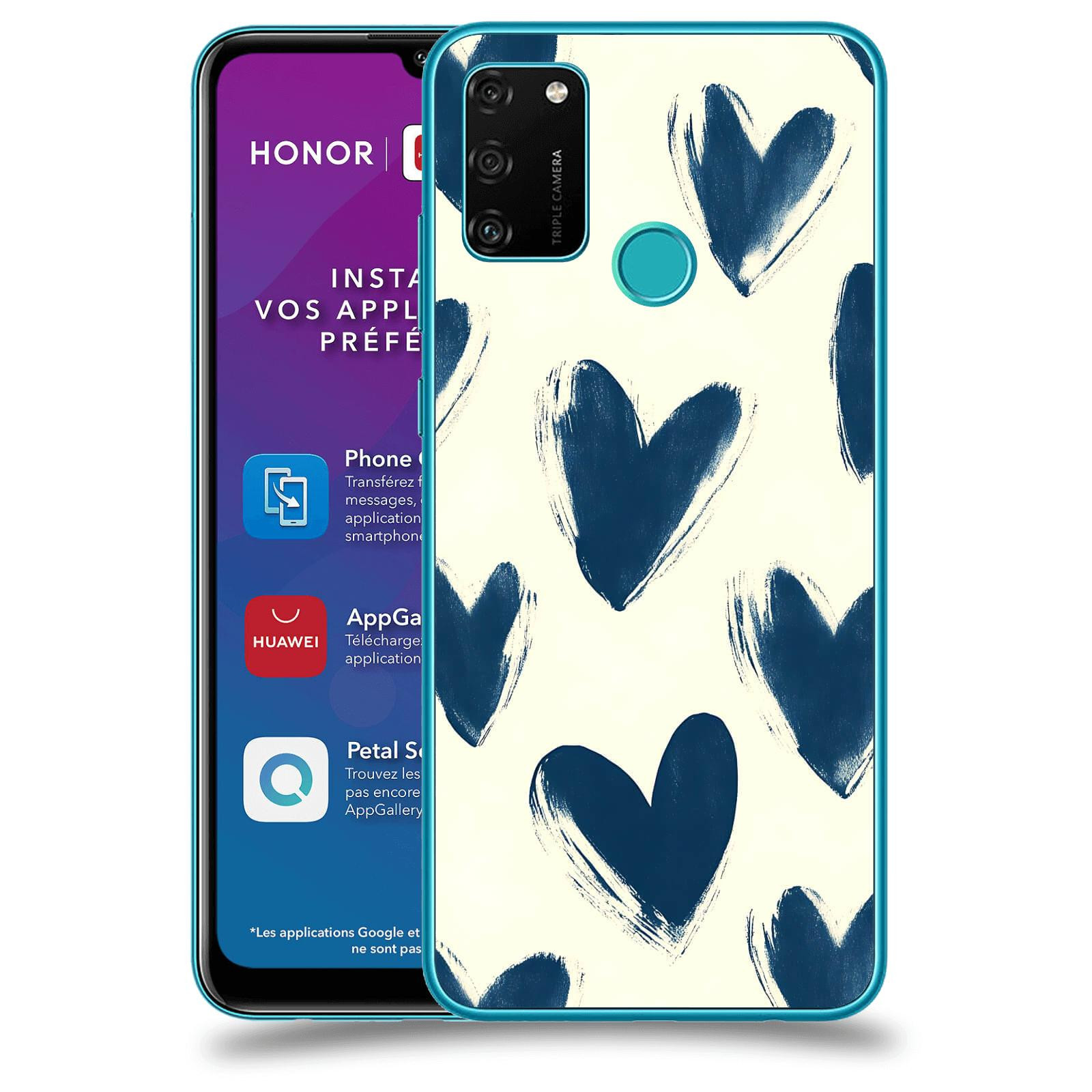 ACOVER Kryt na mobil Honor 9A - Blue hearts