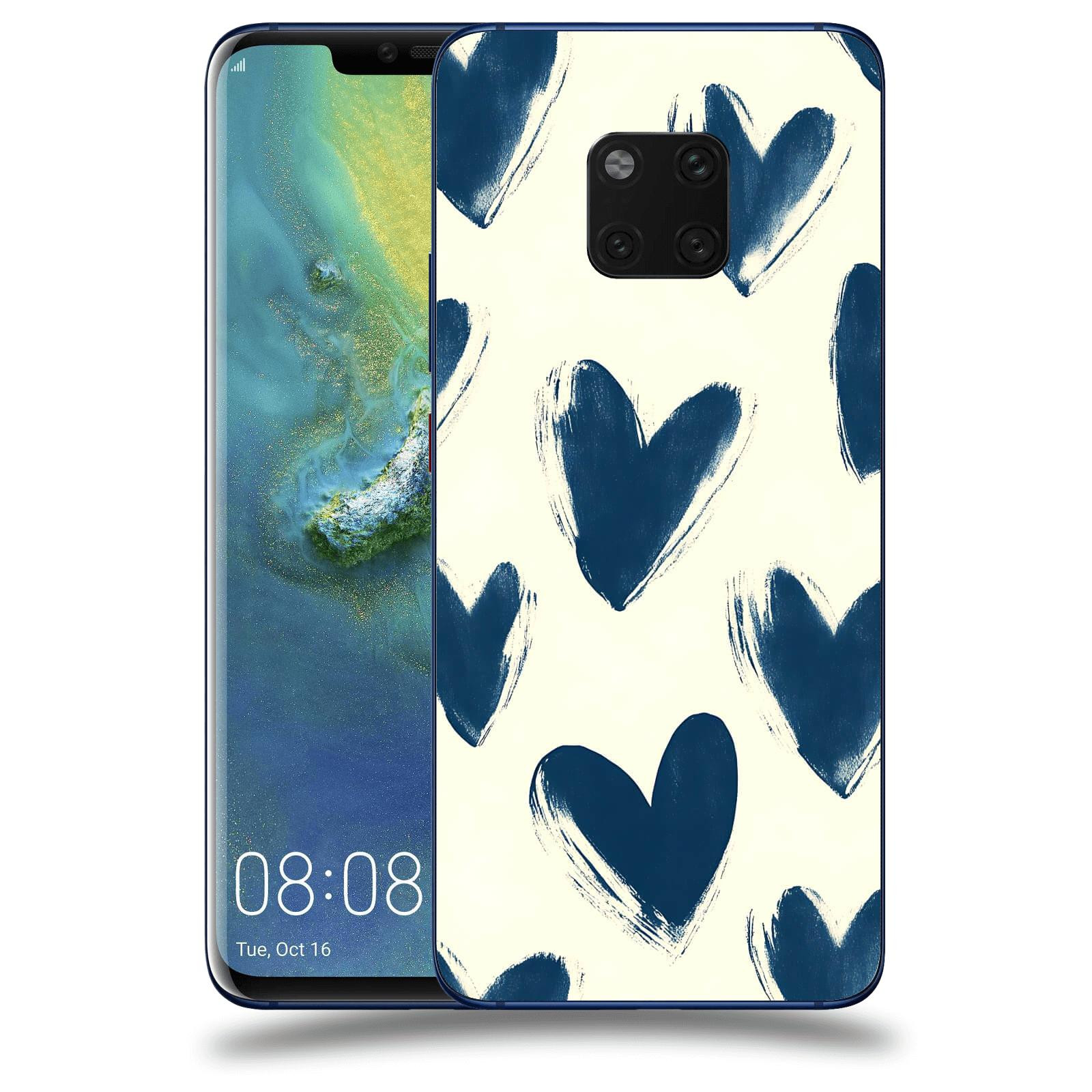ACOVER Kryt na mobil Huawei Mate 20 Pro - Blue hearts