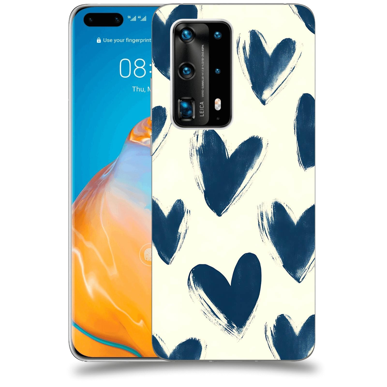 ACOVER Kryt na mobil Huawei P40 Pro - Blue hearts