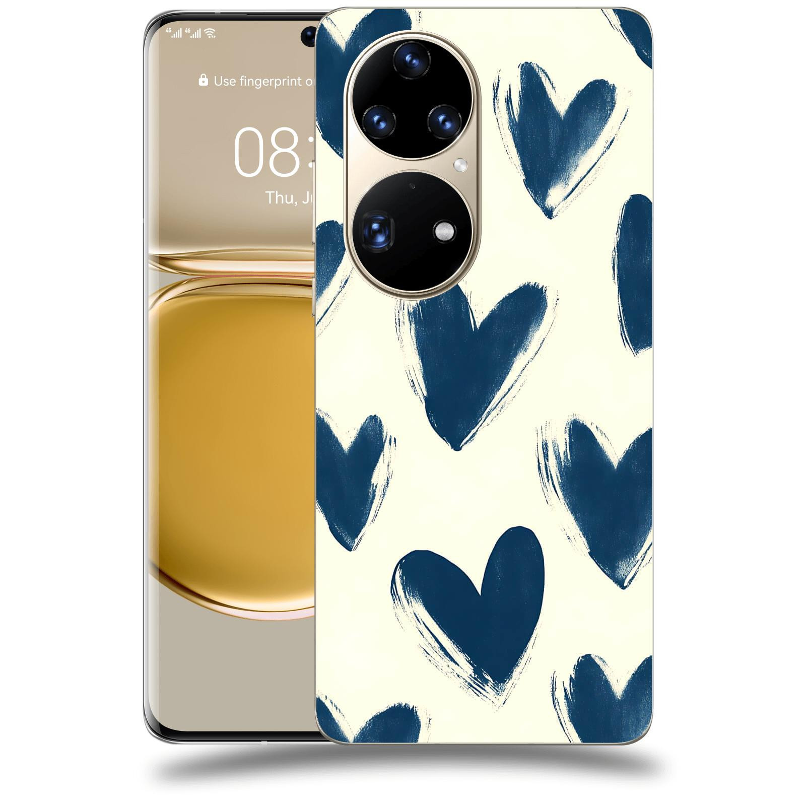ACOVER Kryt na mobil Huawei P50 - Blue hearts