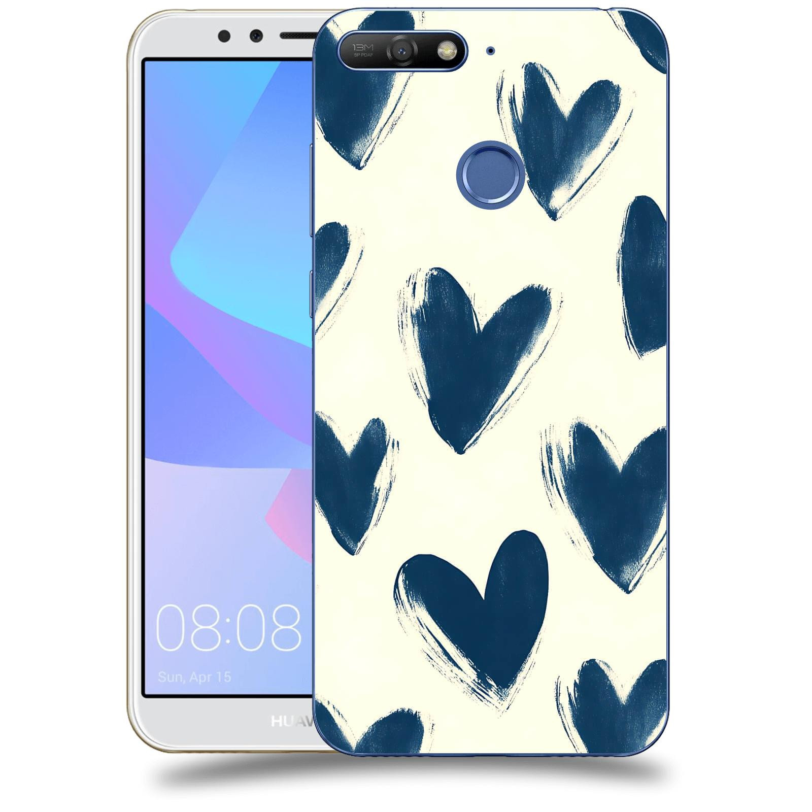 ACOVER Kryt na mobil Huawei Y6 Prime 2018 - Blue hearts