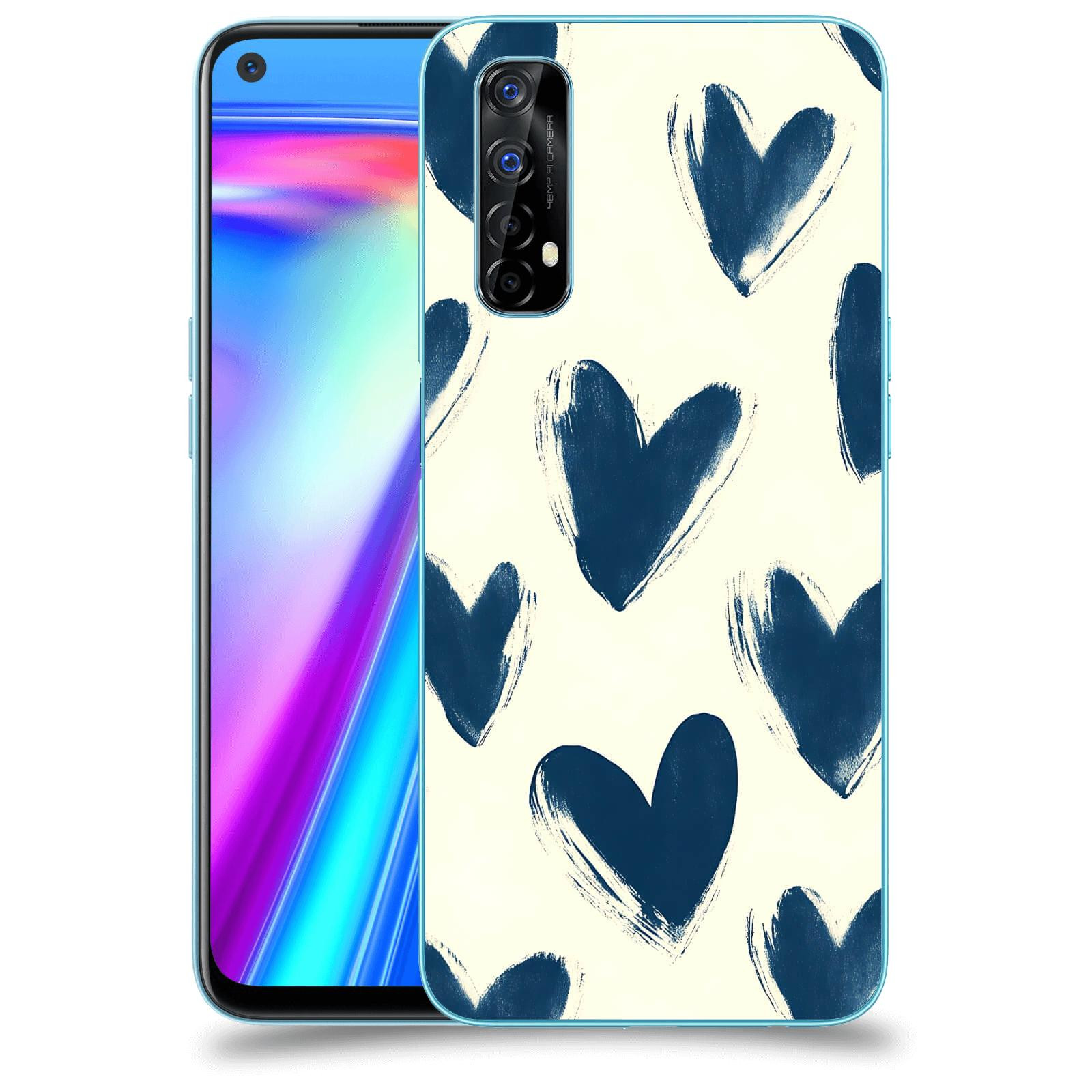 ACOVER Kryt na mobil Realme 7 - Blue hearts