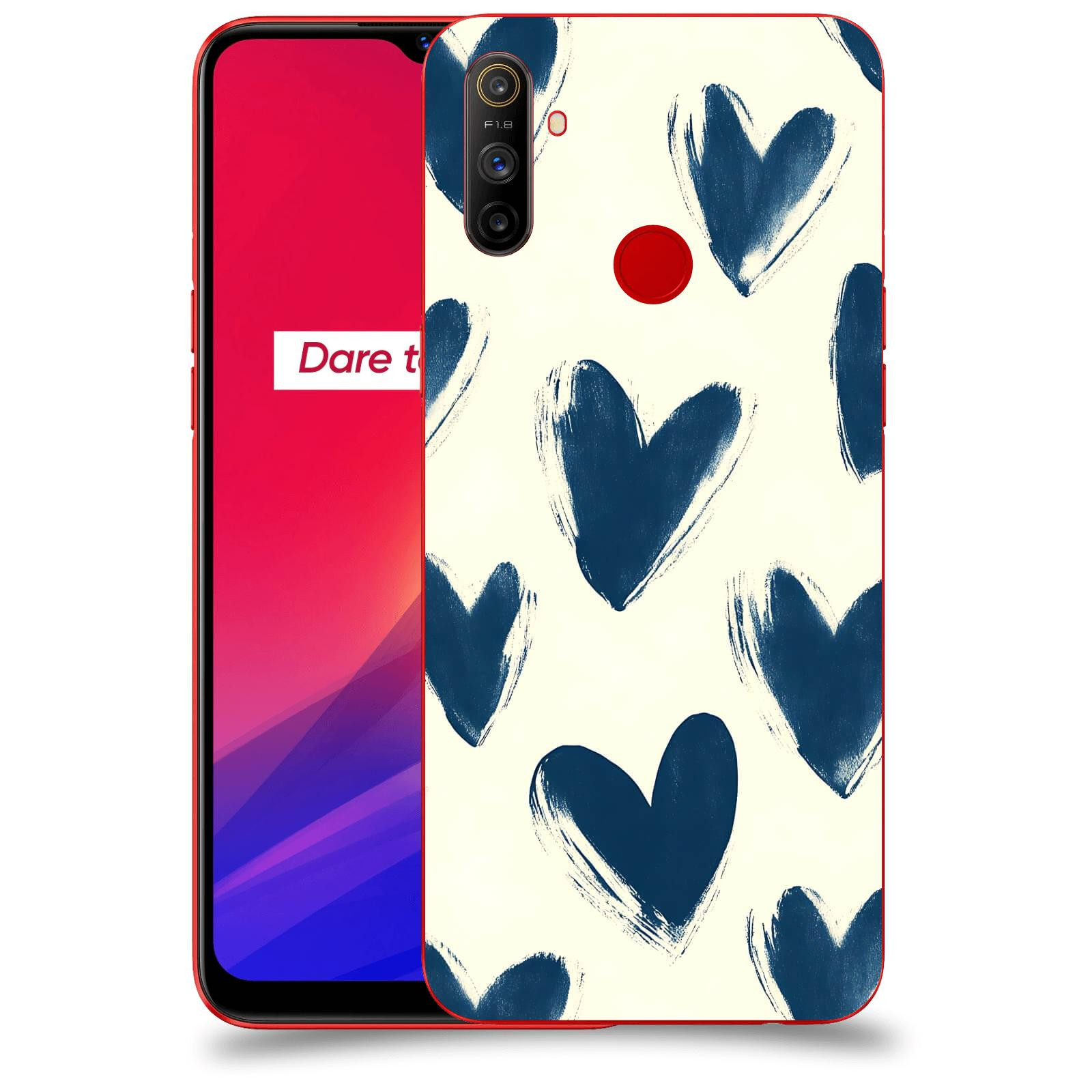 ACOVER Kryt na mobil Realme C3 - Blue hearts