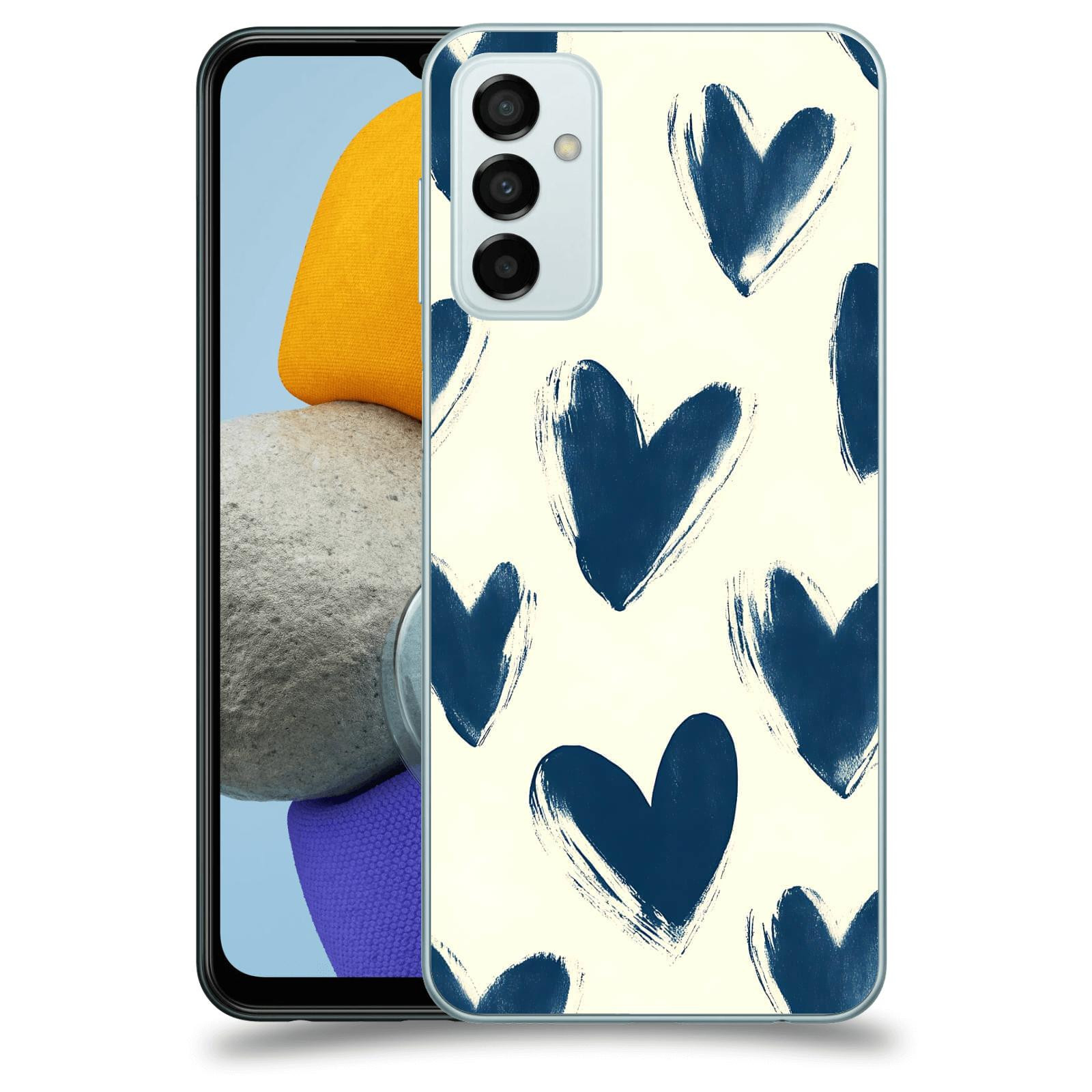 ACOVER Kryt na mobil Samsung Galaxy M23 5G - Blue hearts