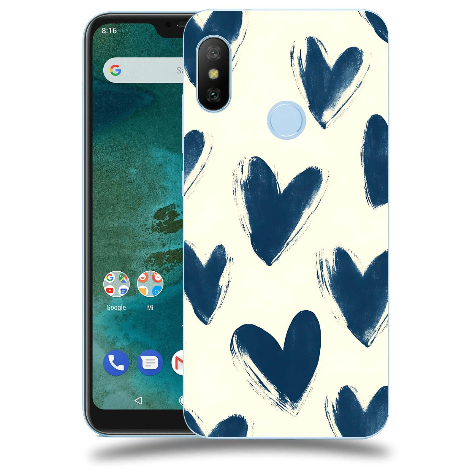 ACOVER Kryt na mobil Xiaomi Mi A2 Lite - Blue hearts