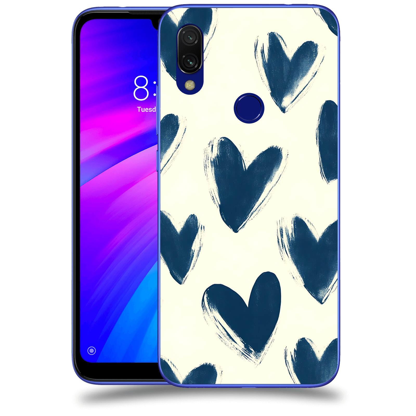 ACOVER Kryt na mobil Xiaomi Redmi 7 - Blue hearts