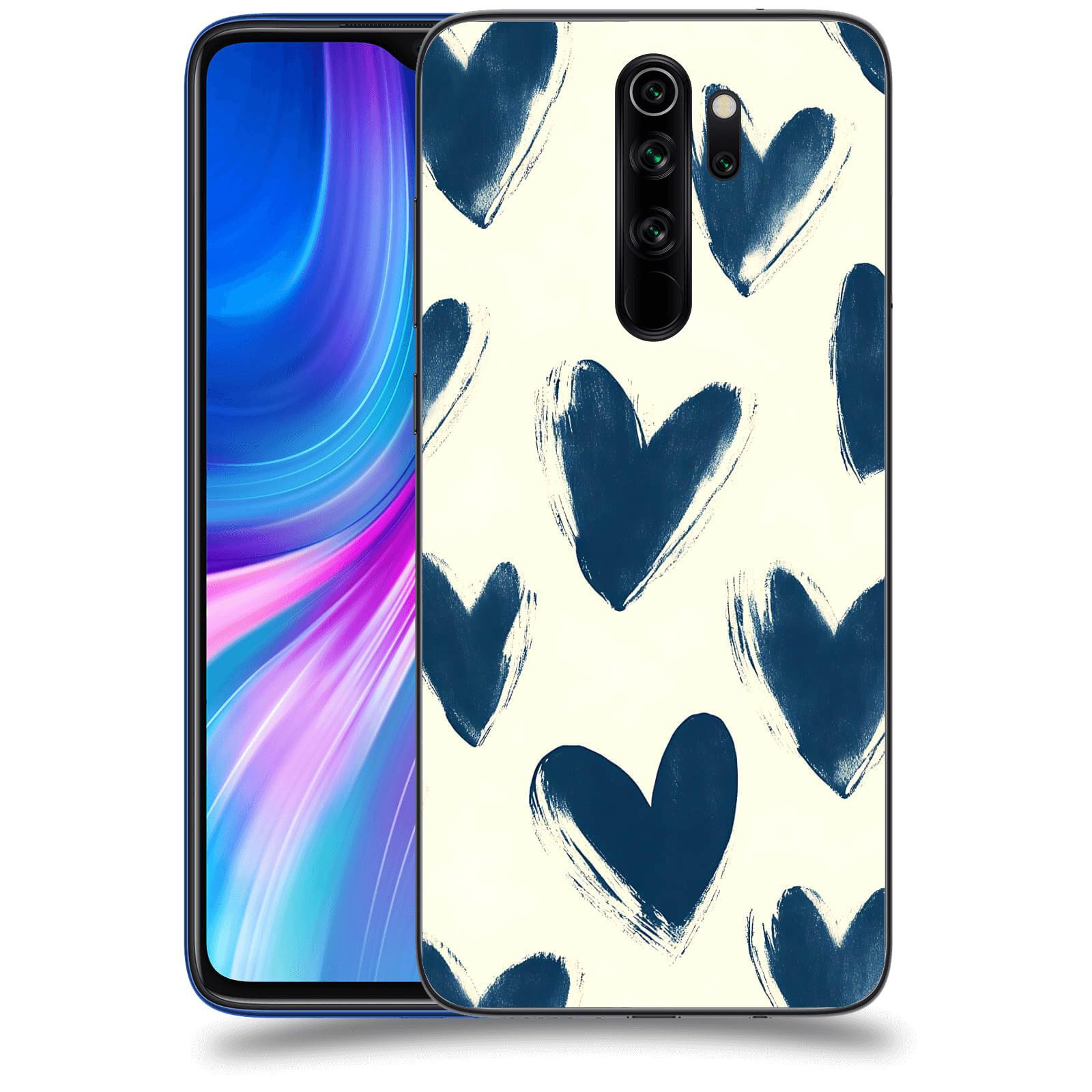 ACOVER Kryt na mobil Xiaomi Redmi Note 8 Pro - Blue hearts