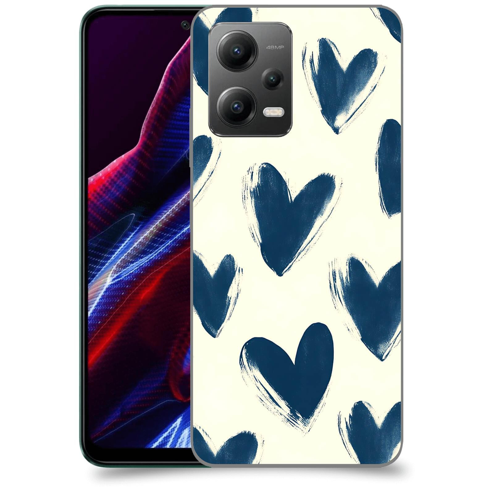 ACOVER Kryt na mobil Xiaomi Poco X5 - Blue hearts