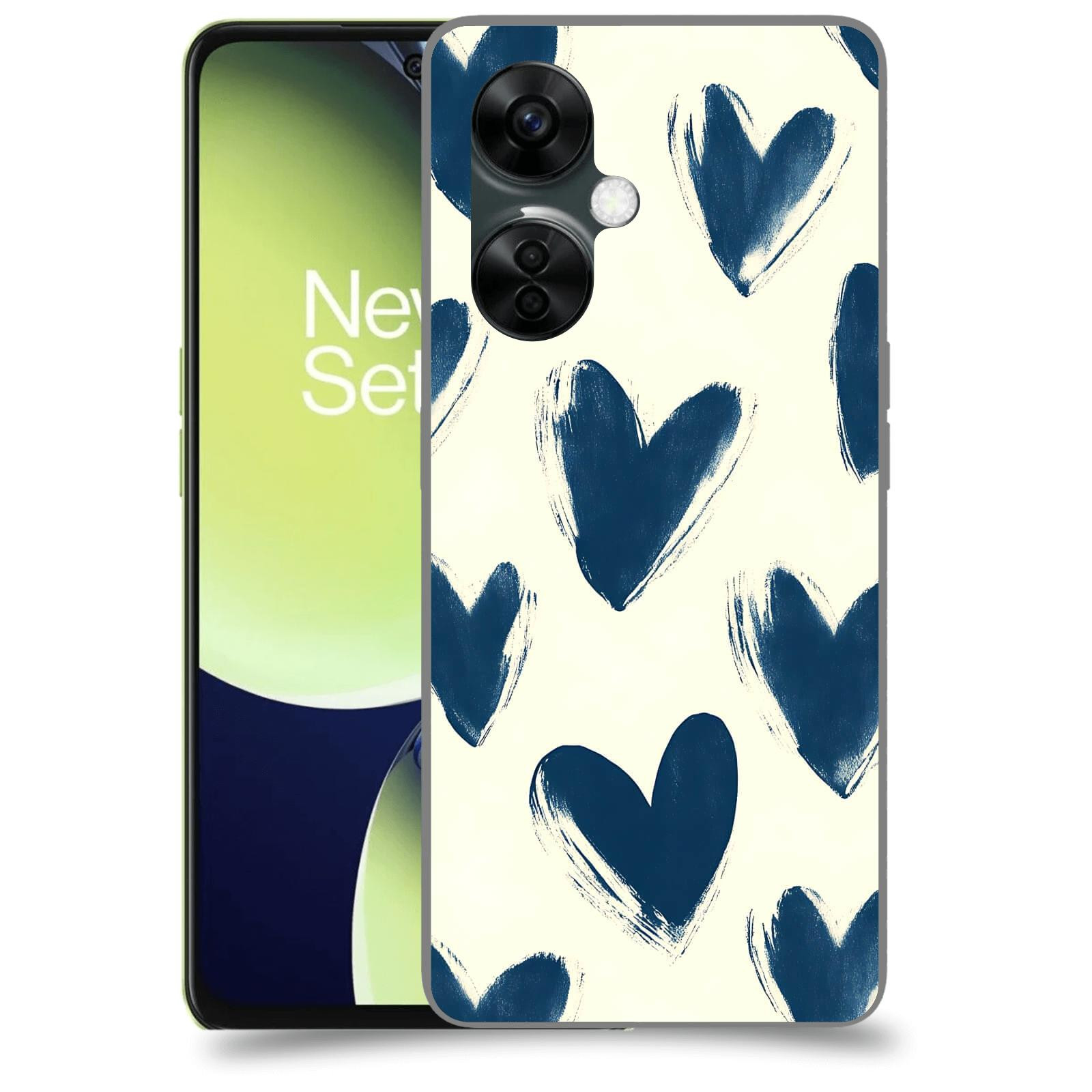 ACOVER Kryt na mobil OnePlus Nord CE 3 Lite 5G - Blue hearts