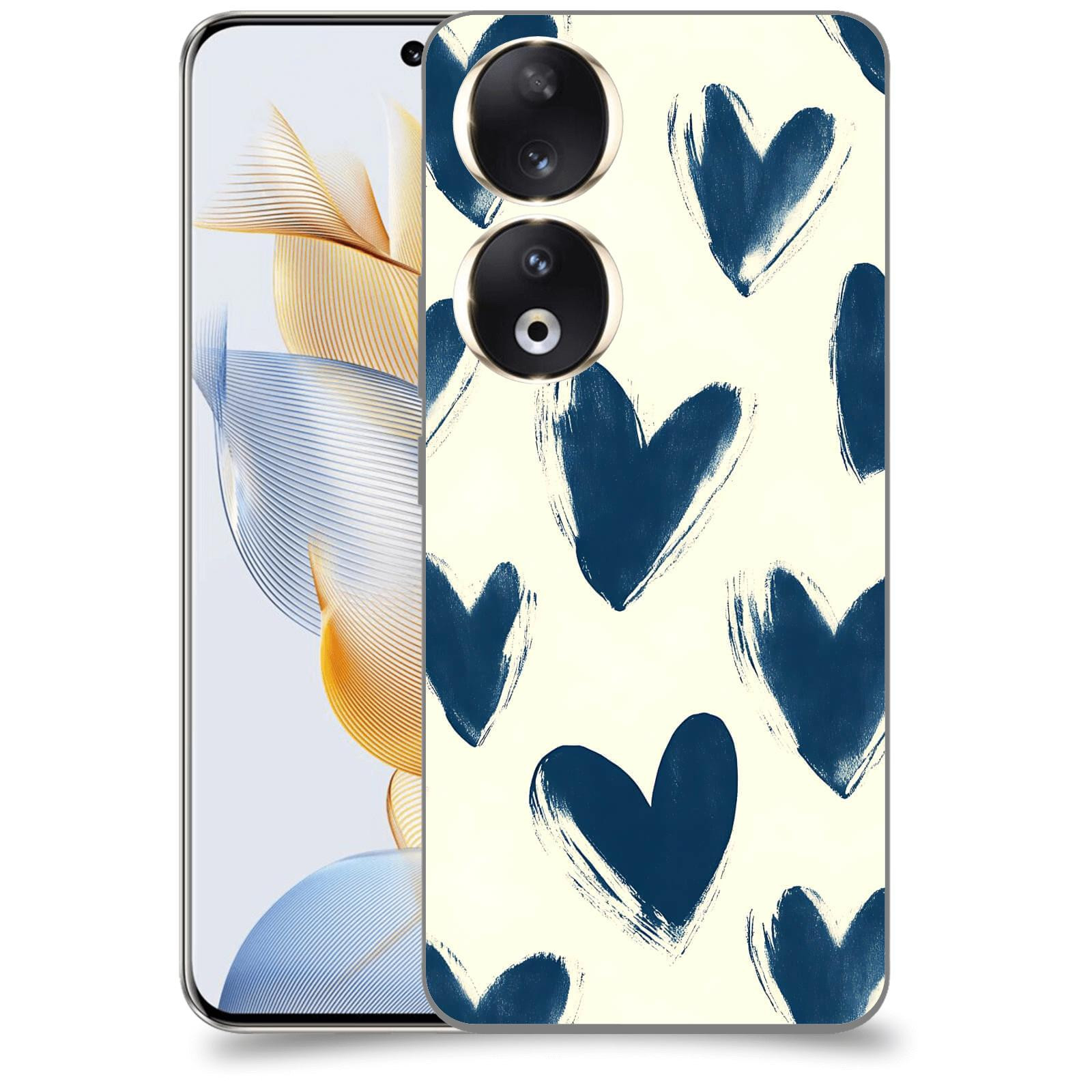 ACOVER Kryt na mobil Honor 90 - Blue hearts