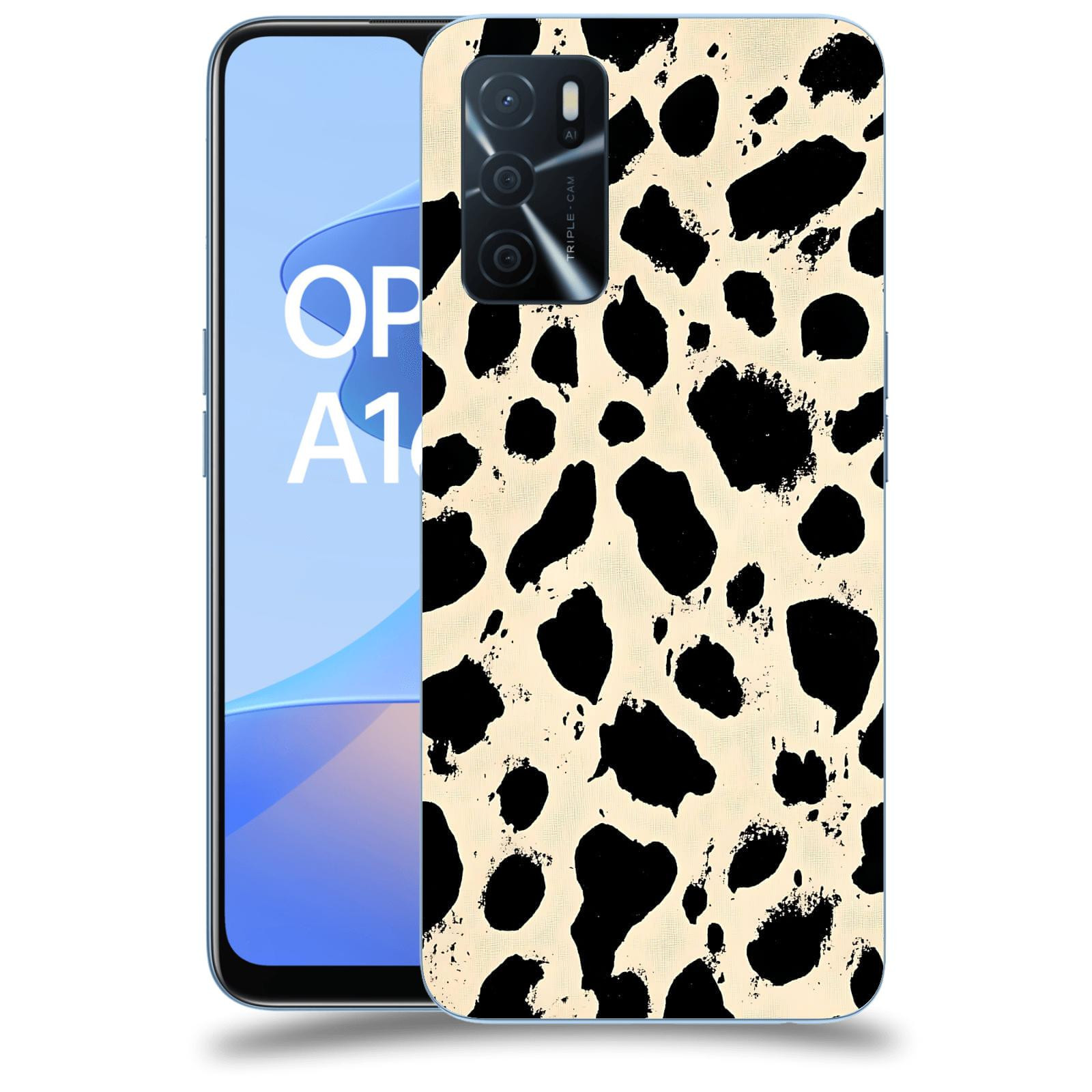 ACOVER Kryt na mobil OPPO A16s - Black dots