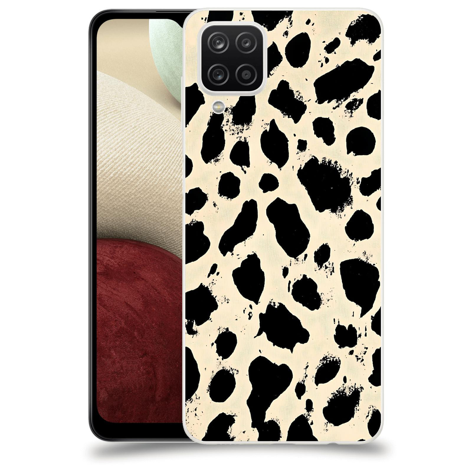 ACOVER Kryt na mobil Samsung Galaxy A12 A125F - Black dots