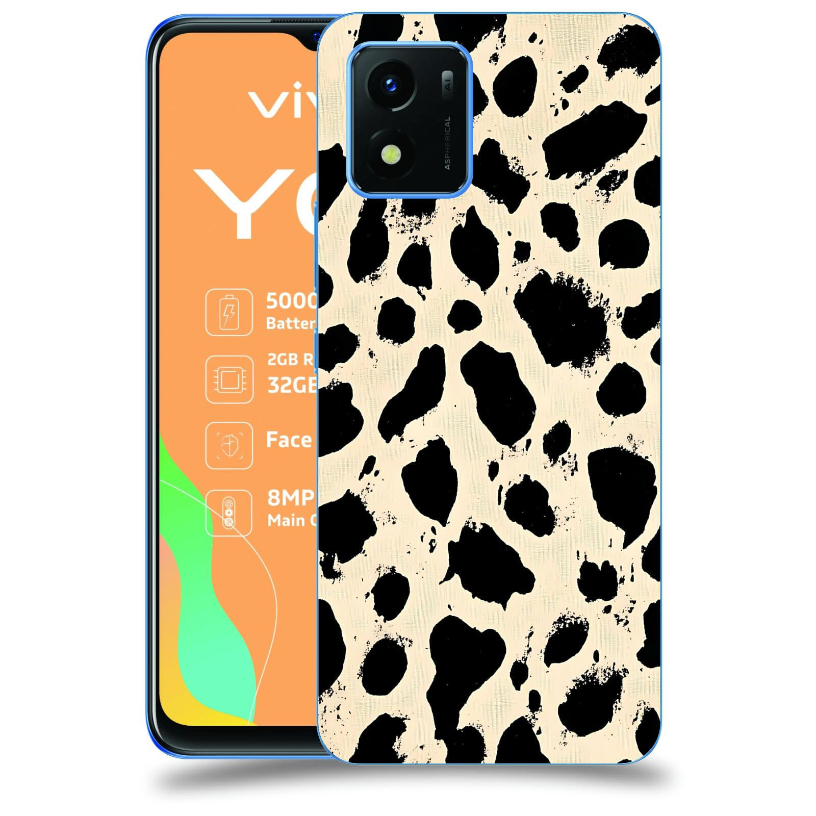 ACOVER Kryt na mobil Vivo Y01 - Black dots
