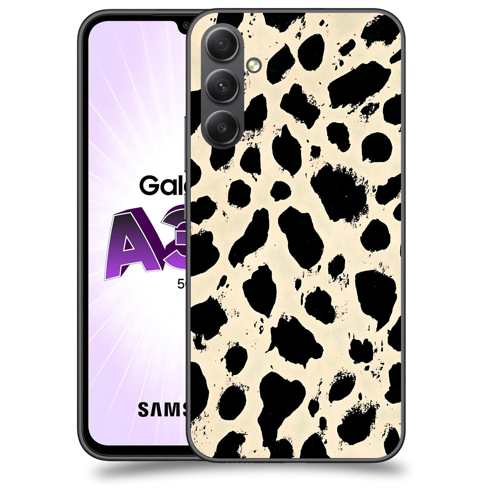 ACOVER Kryt na mobil Samsung Galaxy A34 - Black dots