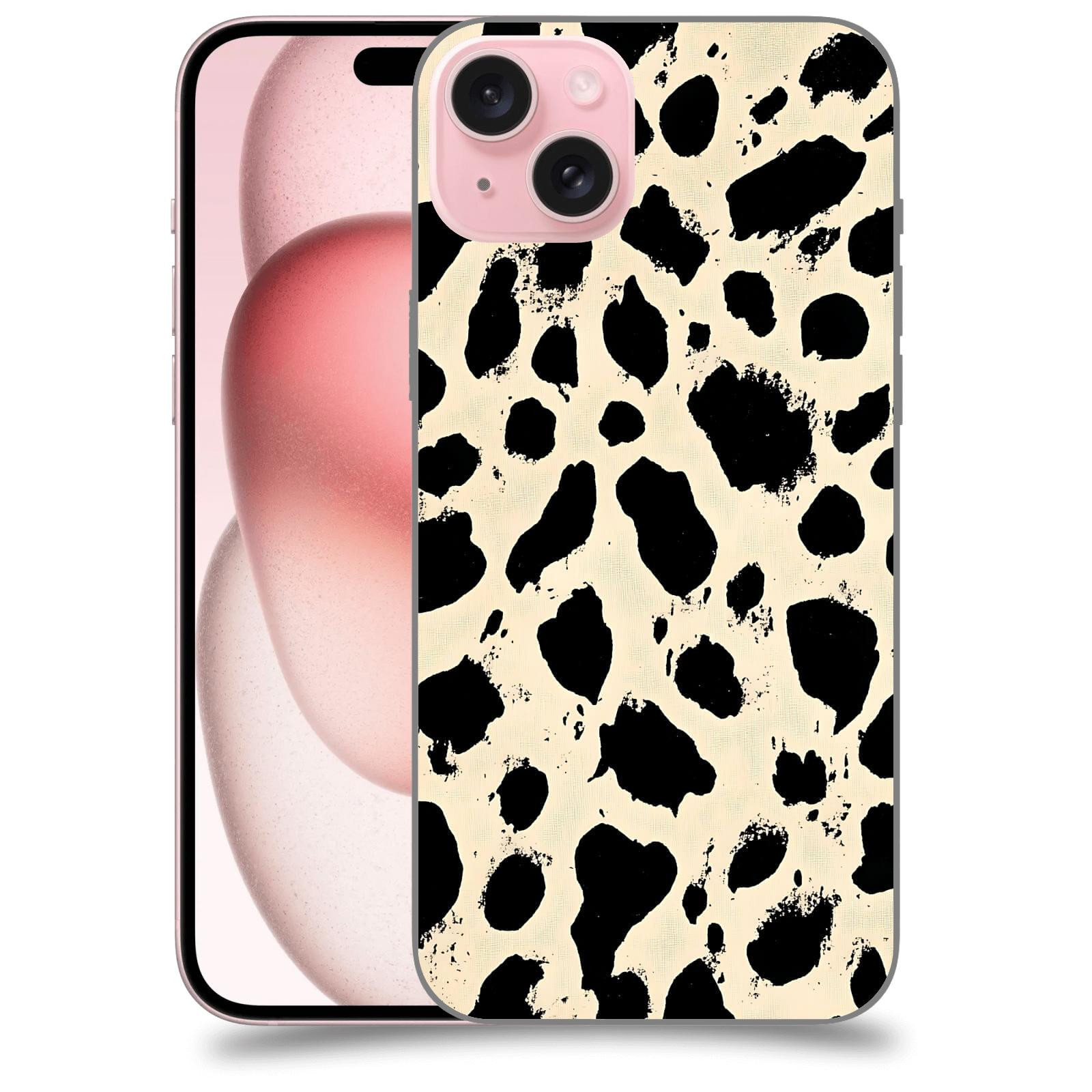 ACOVER Kryt na mobil Apple iPhone 15 plus - Black dots