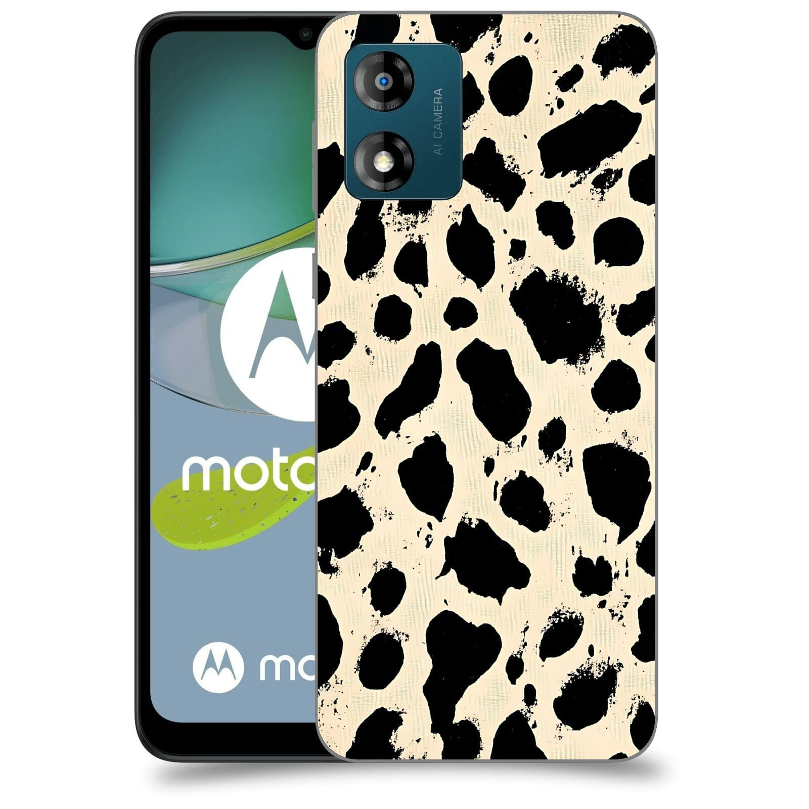 ACOVER Kryt na mobil Motorola Moto E13 - Black dots