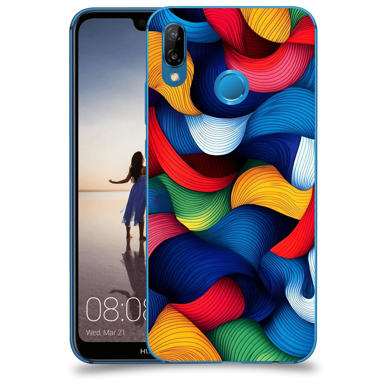 ACOVER Kryt na mobil Huawei P20 Lite - Barevná energie