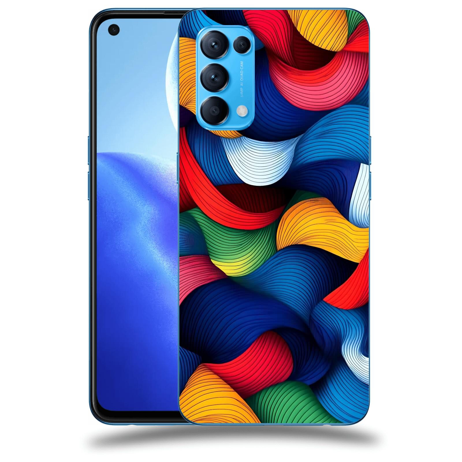 ACOVER Kryt na mobil OPPO Reno 5 5G - Barevná energie
